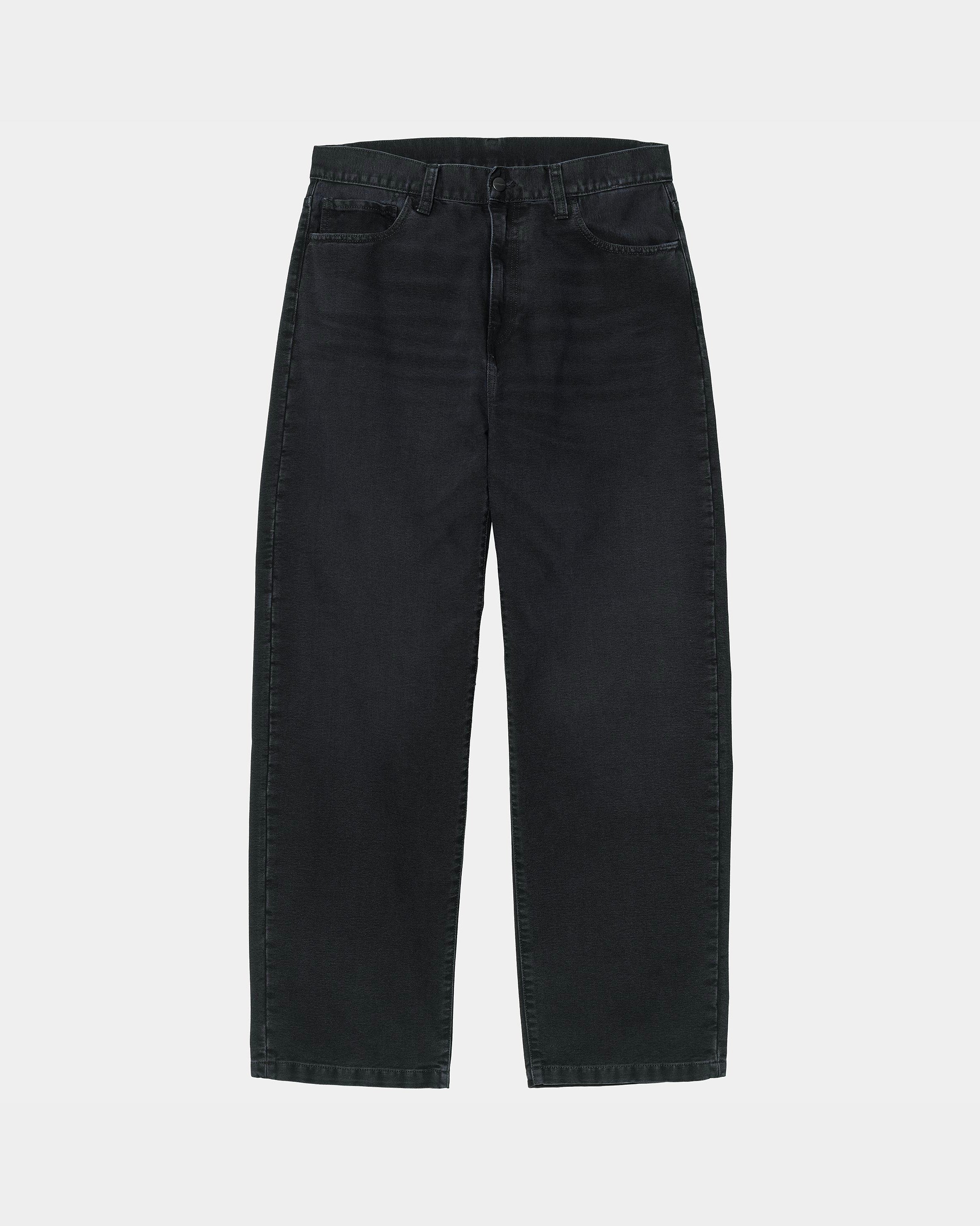 LANDON PANT-Denim Stone Black