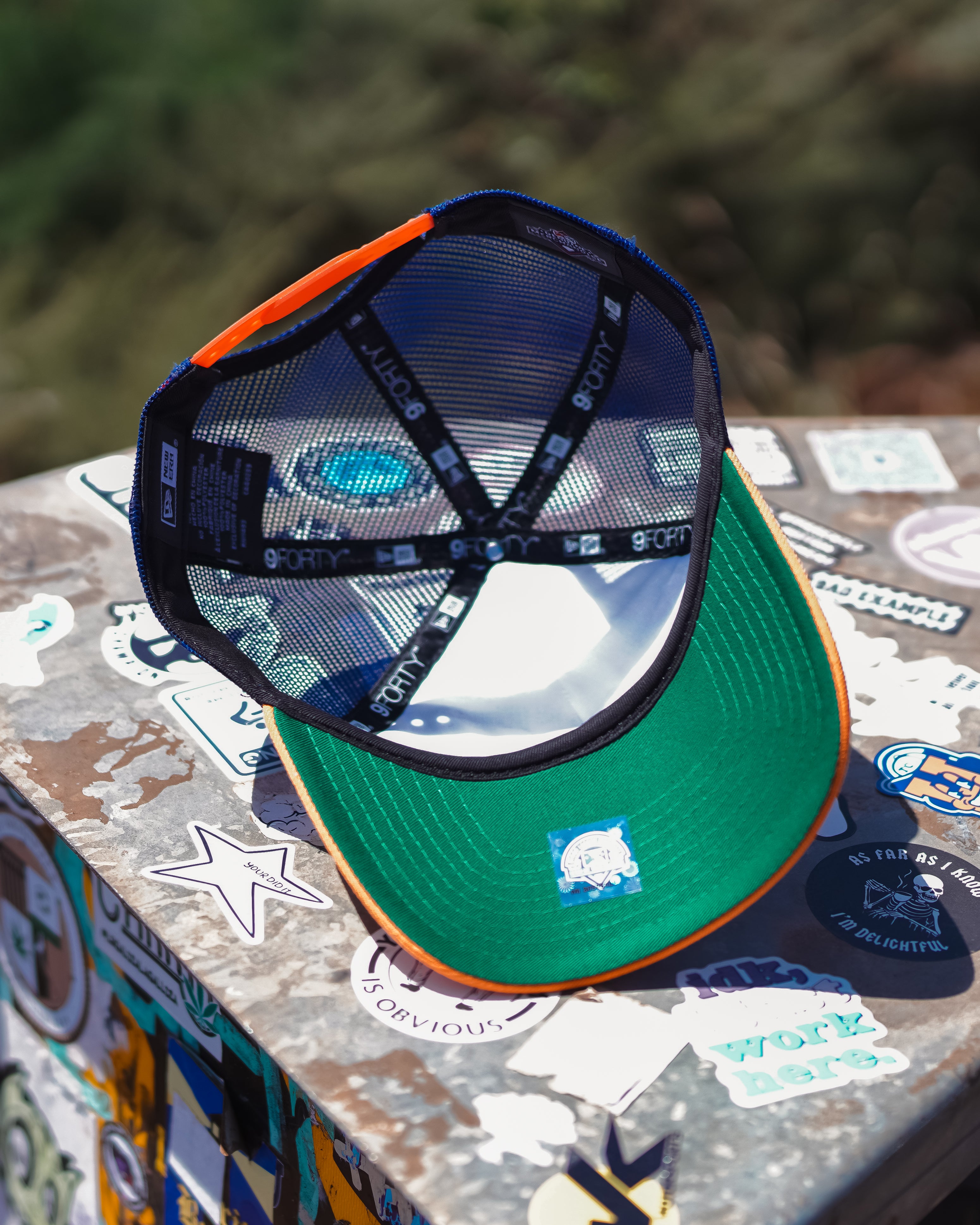 Auburn Sunsets Foam Trucker 9Forty A Frame Snapback Hat