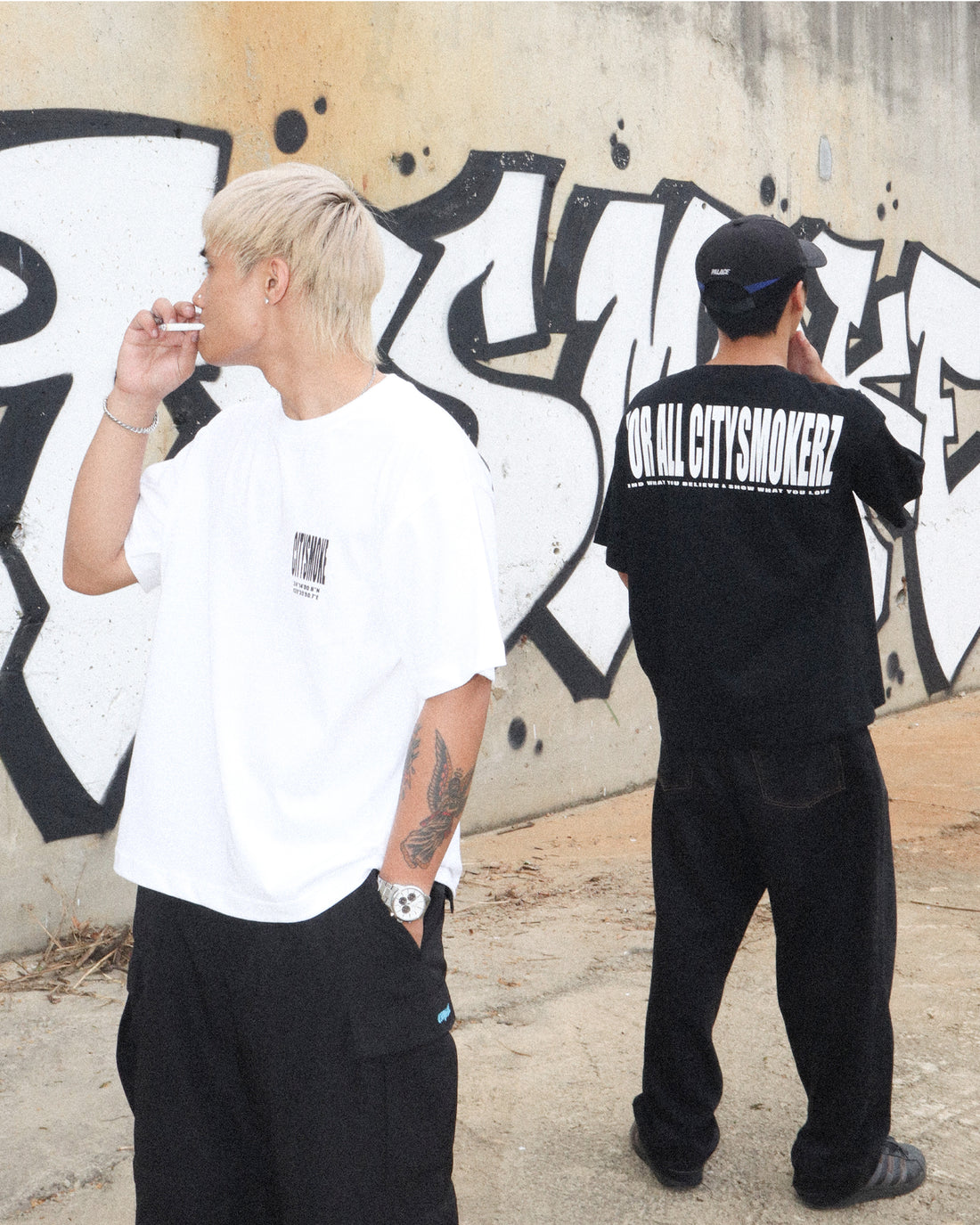 25SS FORALLCITYSMOKERZ TAGLINE TEE