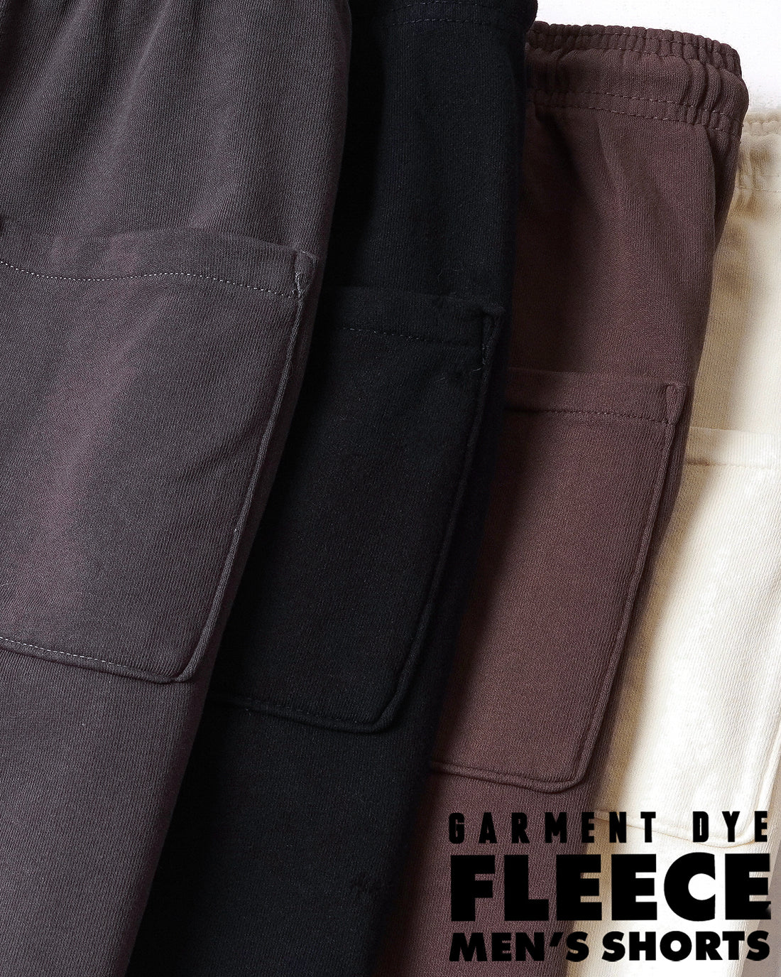 Garment Dye Fleece Shorts