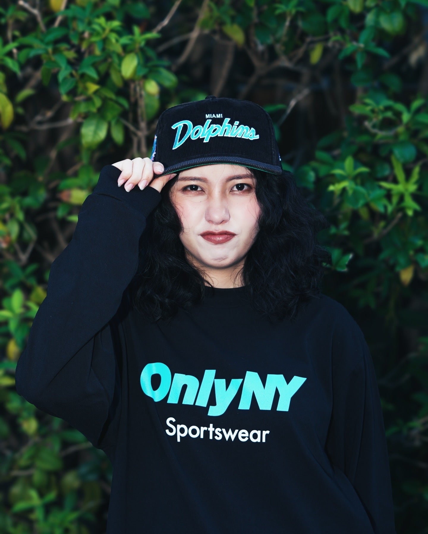 Miami Dophins & Las Vegas Raiders “Wash Black” Snapback