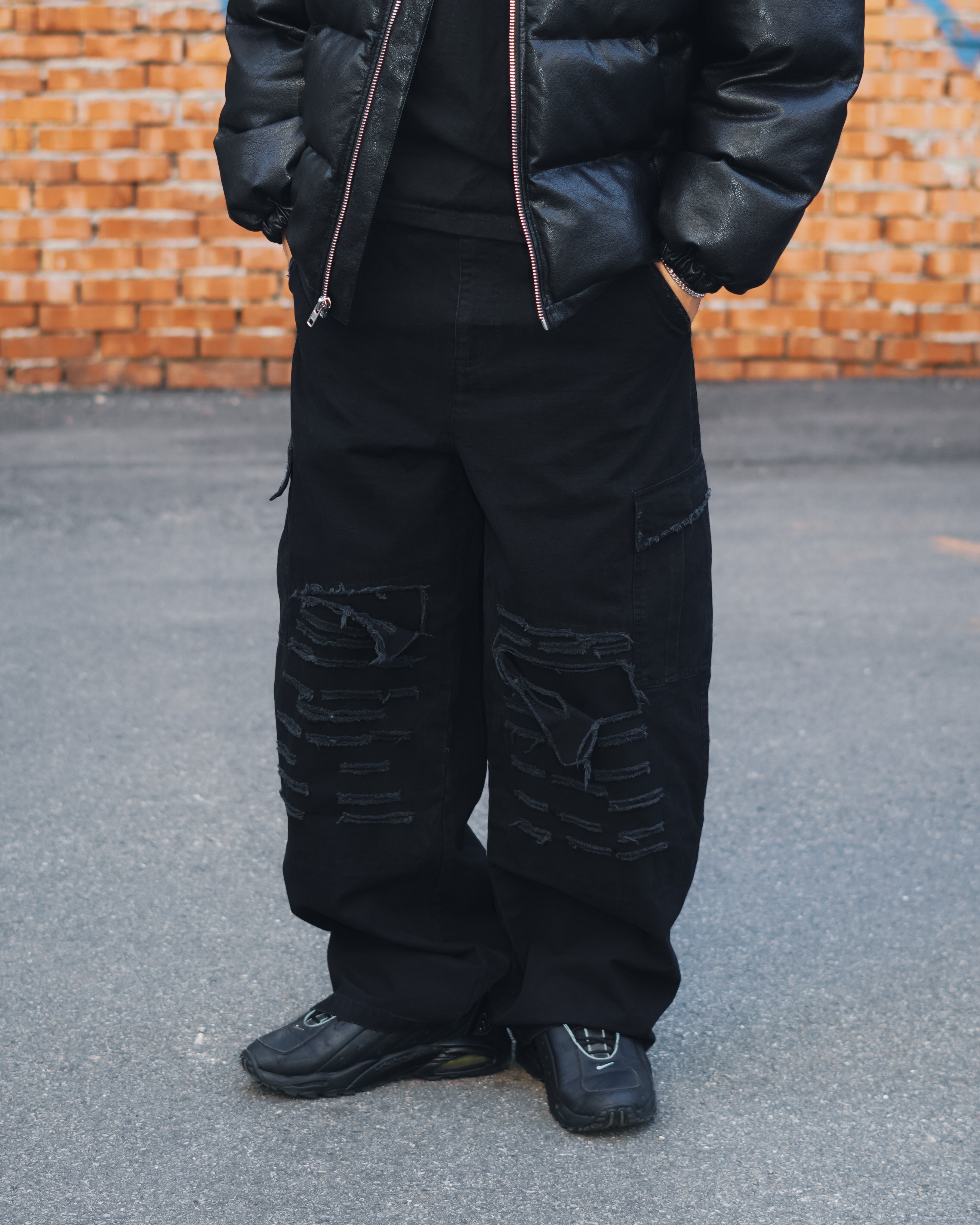 Shredded Cargo Pants