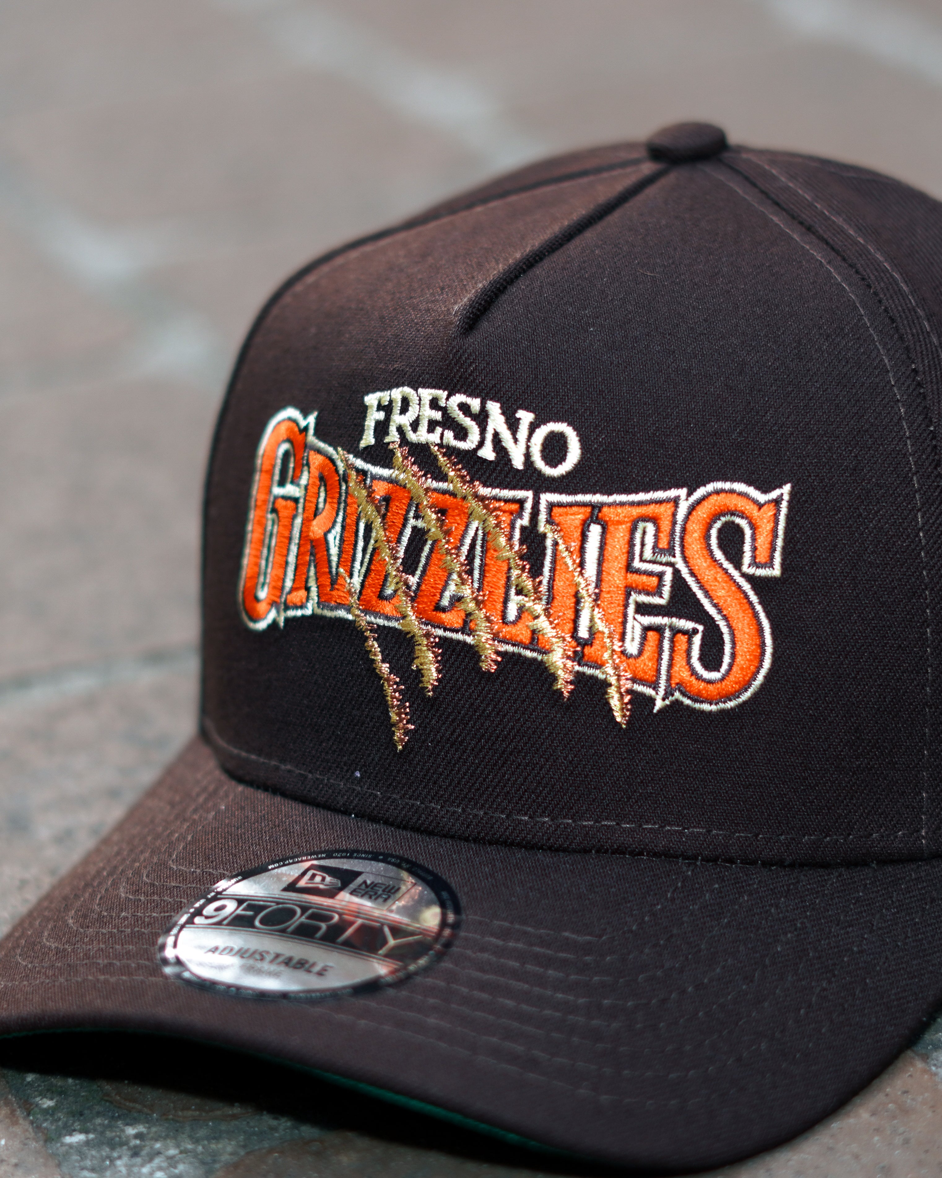 Fresno Grizzlies Burnt Wood 9Forty Hat ”A-Frame“-