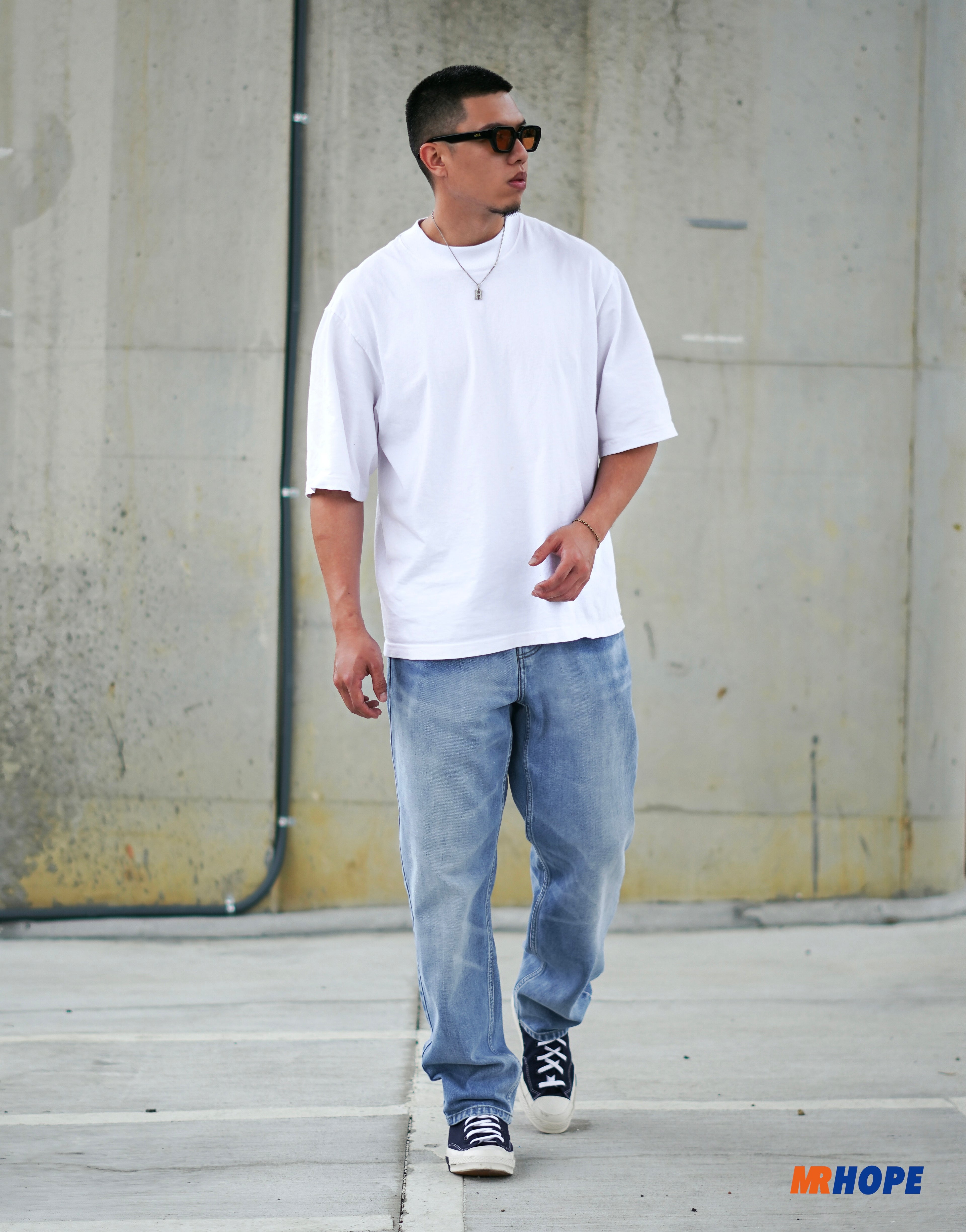 Newel Pant-Blue Light Used Wash