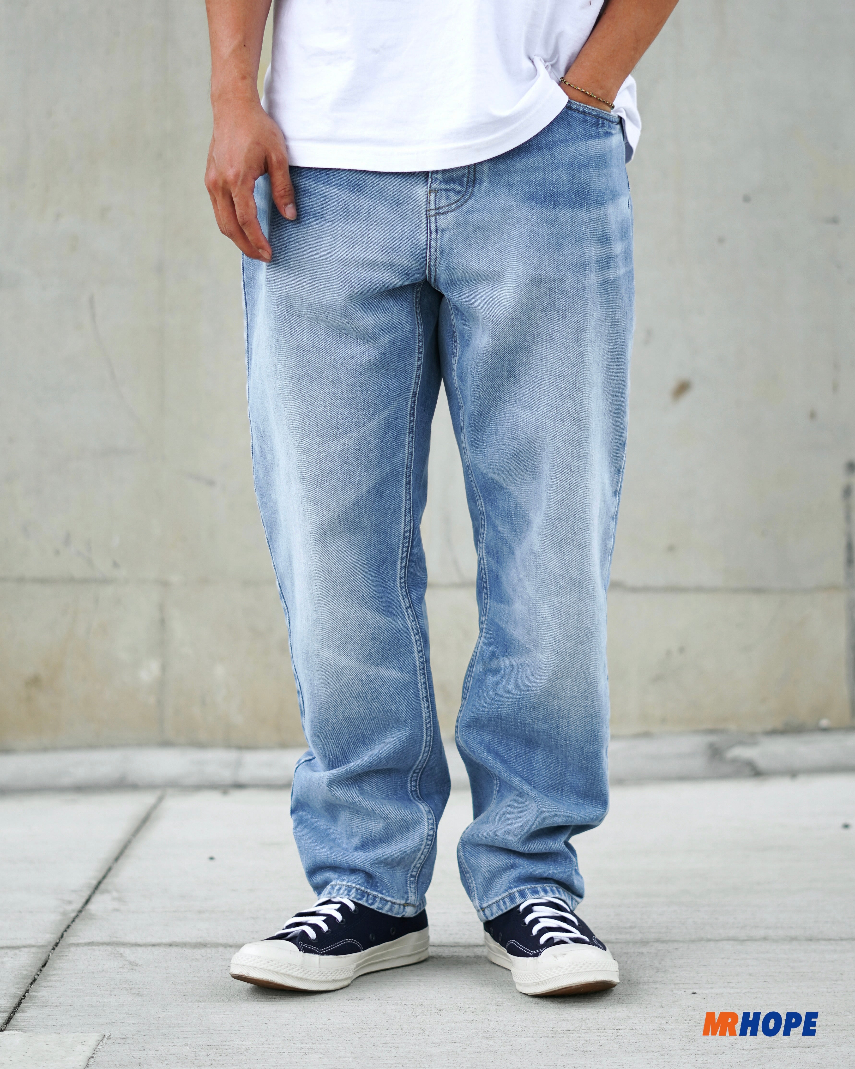 Newel Pant-Blue Light Used Wash