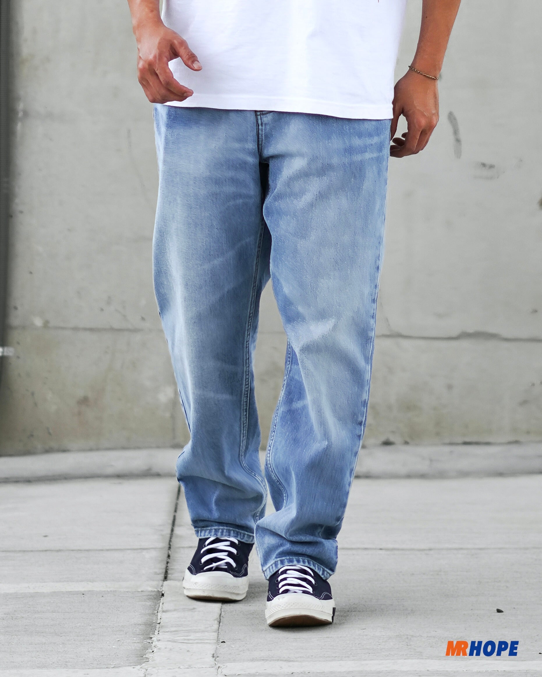 Newel Pant-Blue Light Used Wash