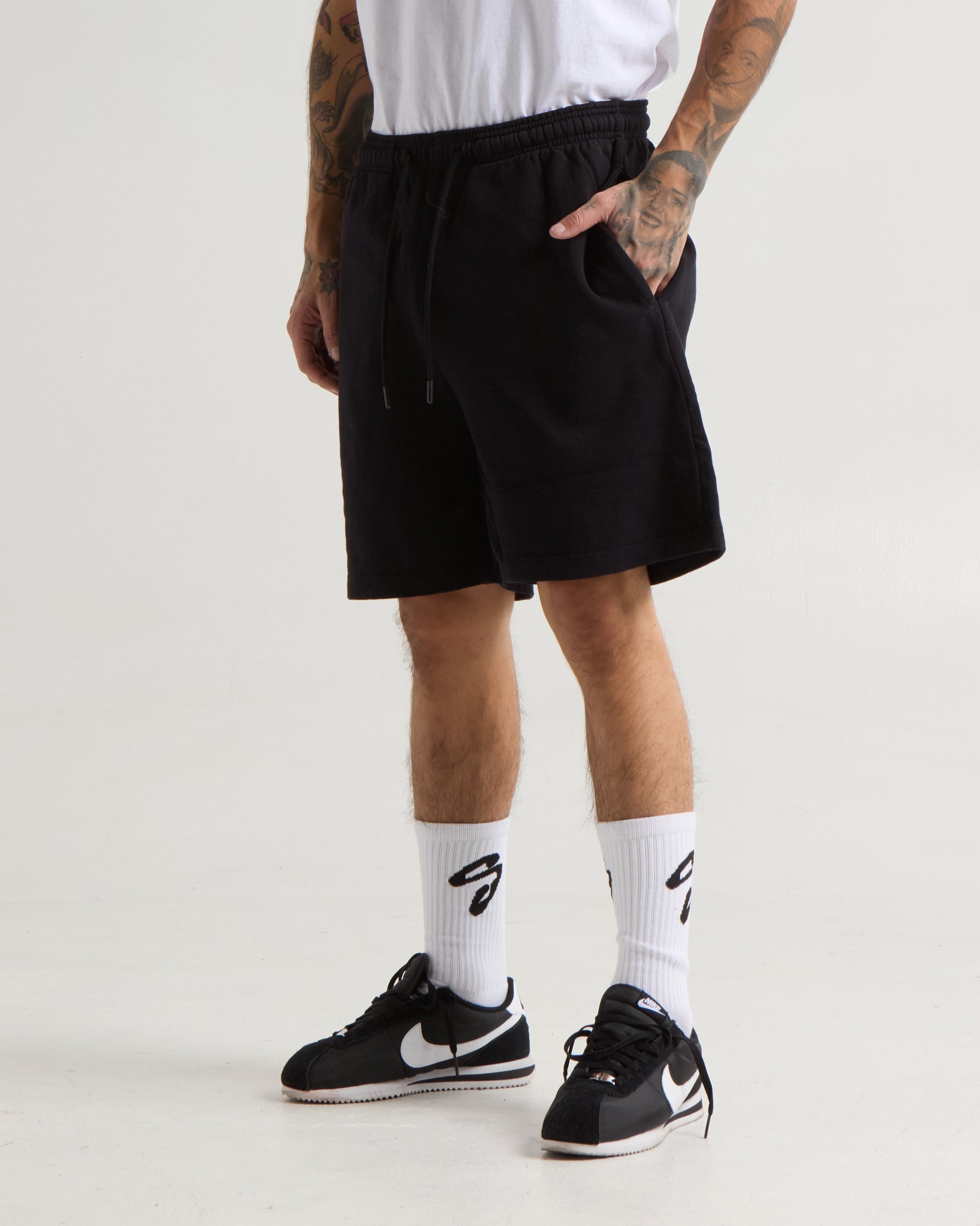 Garment Dye Fleece Shorts