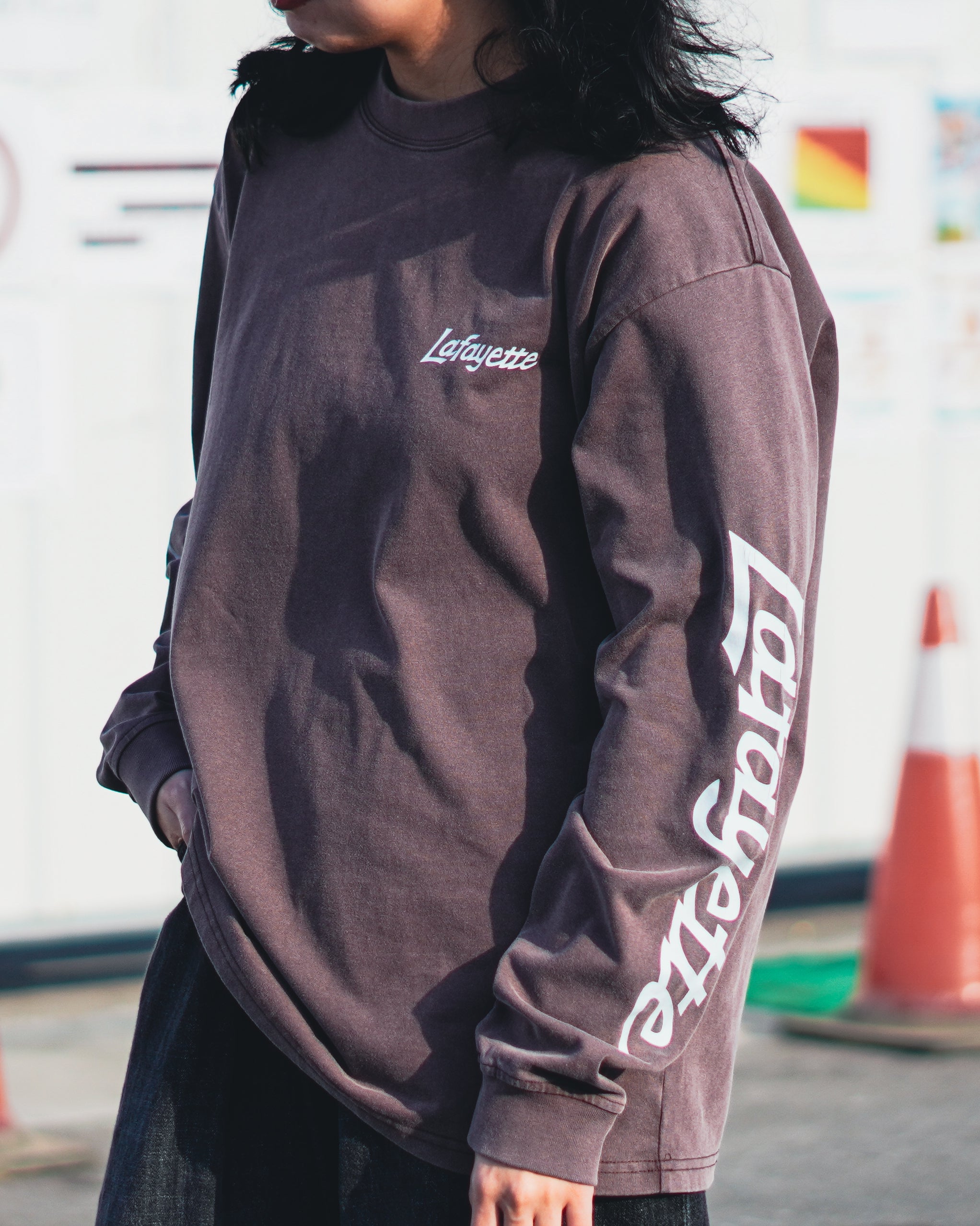 Sleeve Logo Washed L/S Tee