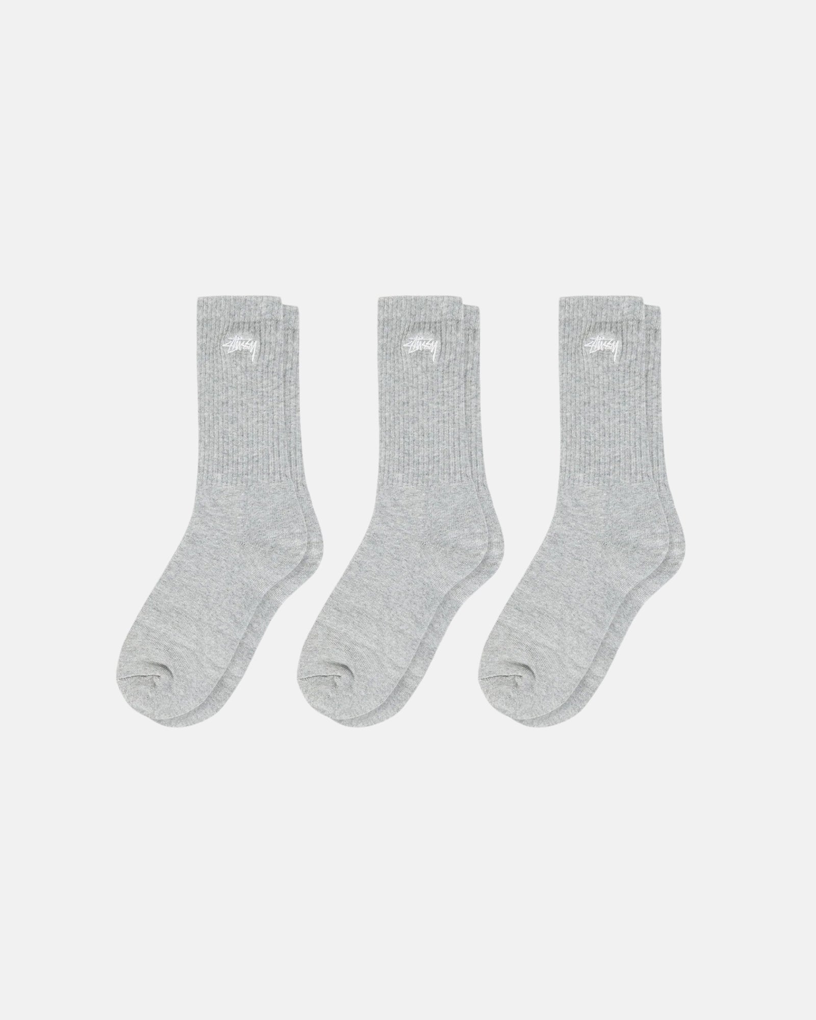 STOCK CREW SOCKS 3 PACK