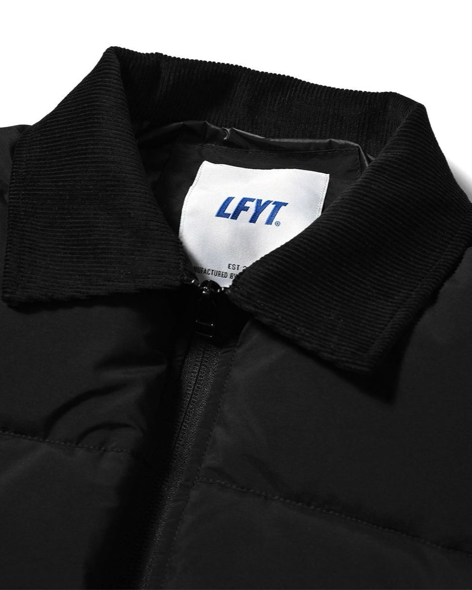 Corduroy Collar puffer Jacket