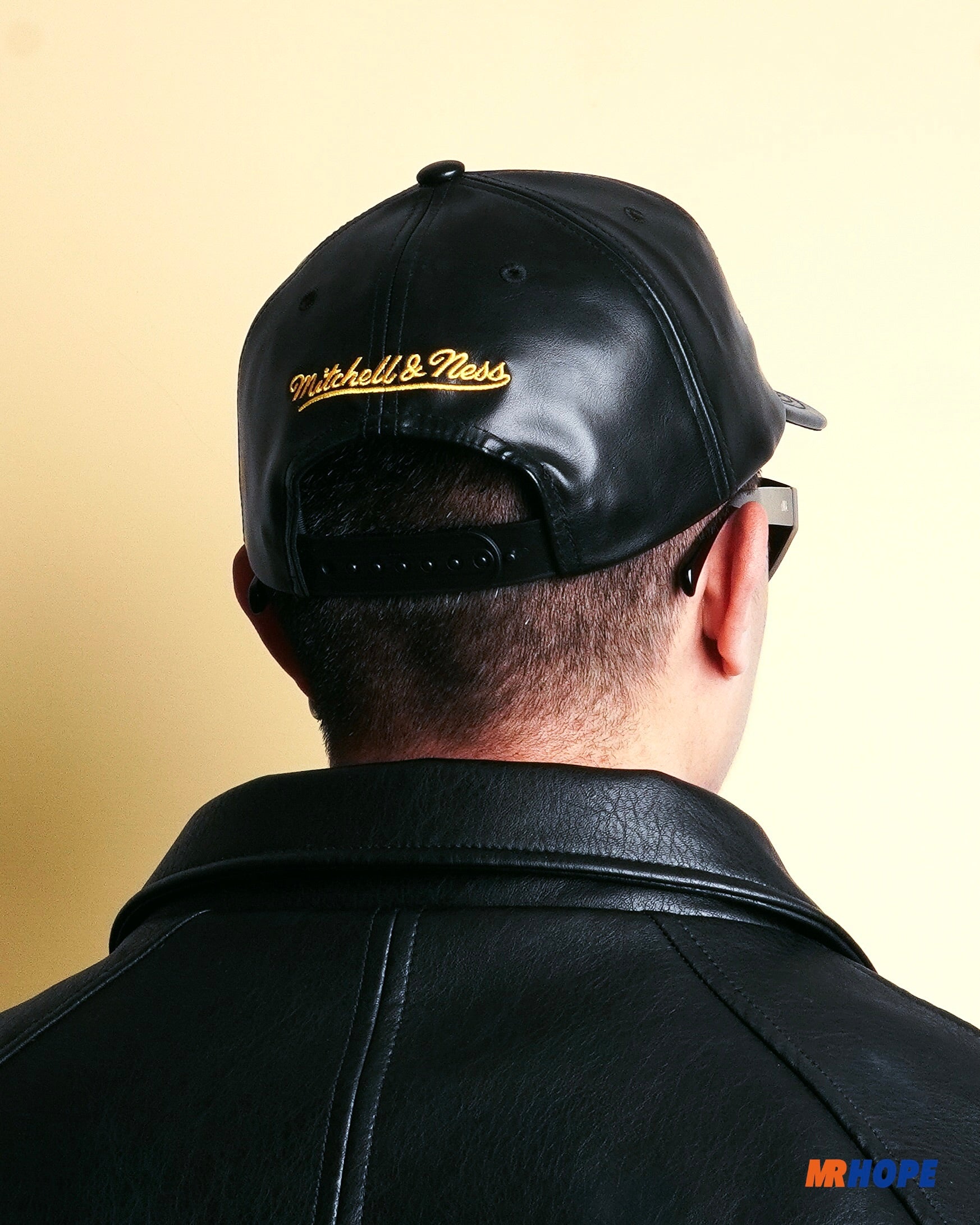 Los Angeles Lakers Retro Leather Snapback