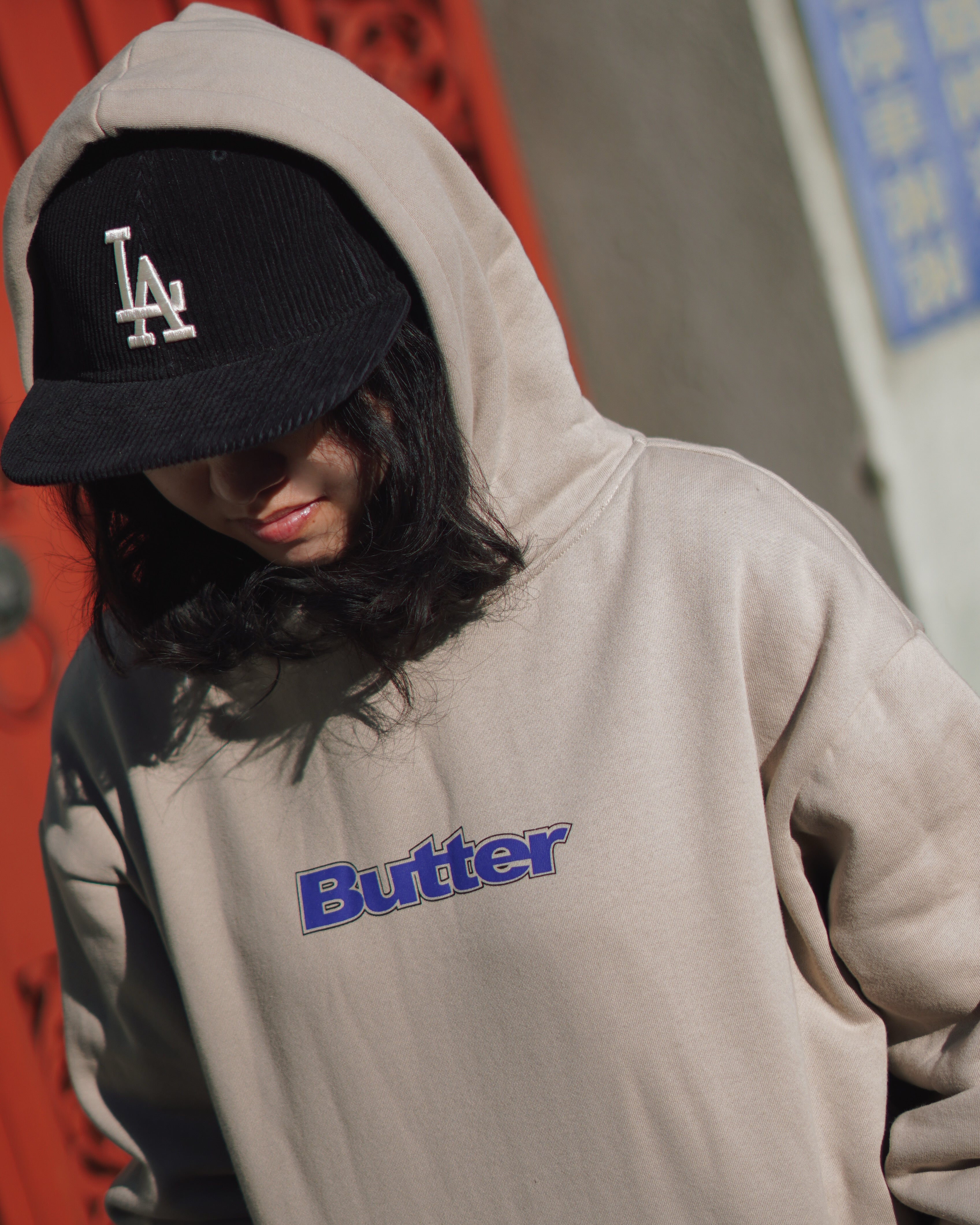 Outline Logo Pullover Hood
