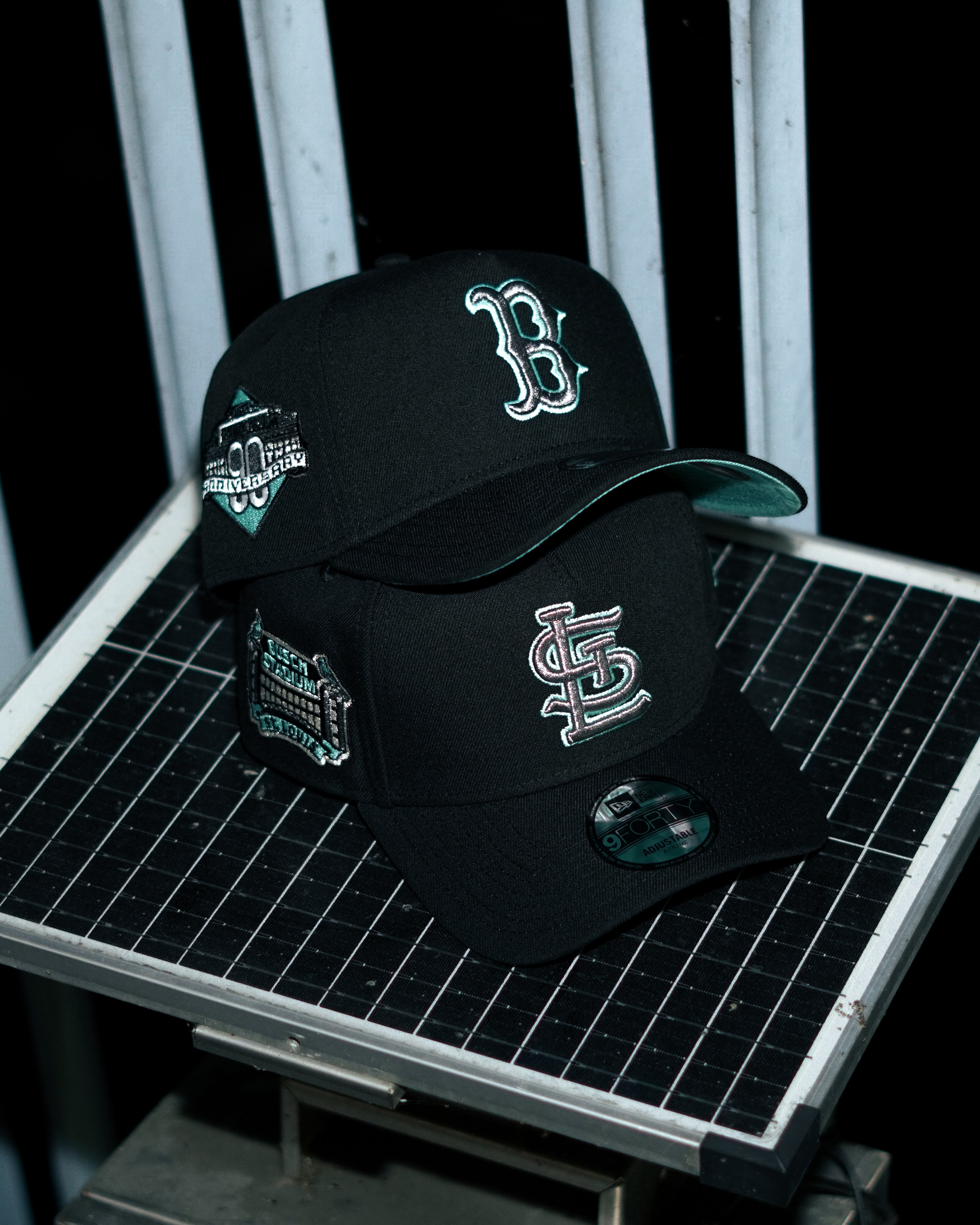 Mint Black Prime Edition 9Forty "A-Frame" Snapback Hat