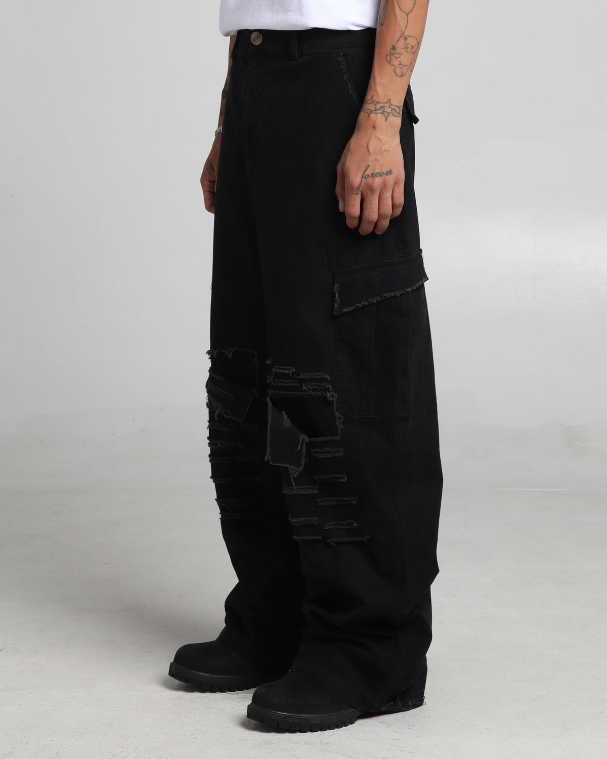 Shredded Cargo Pants