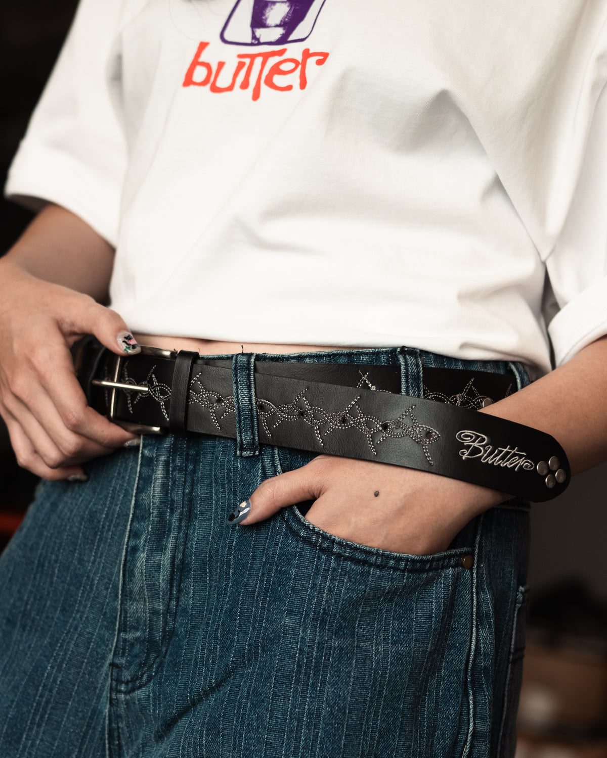 Barbed Wire Studded Belt-🚨9/17 晚間20:00準時開賣