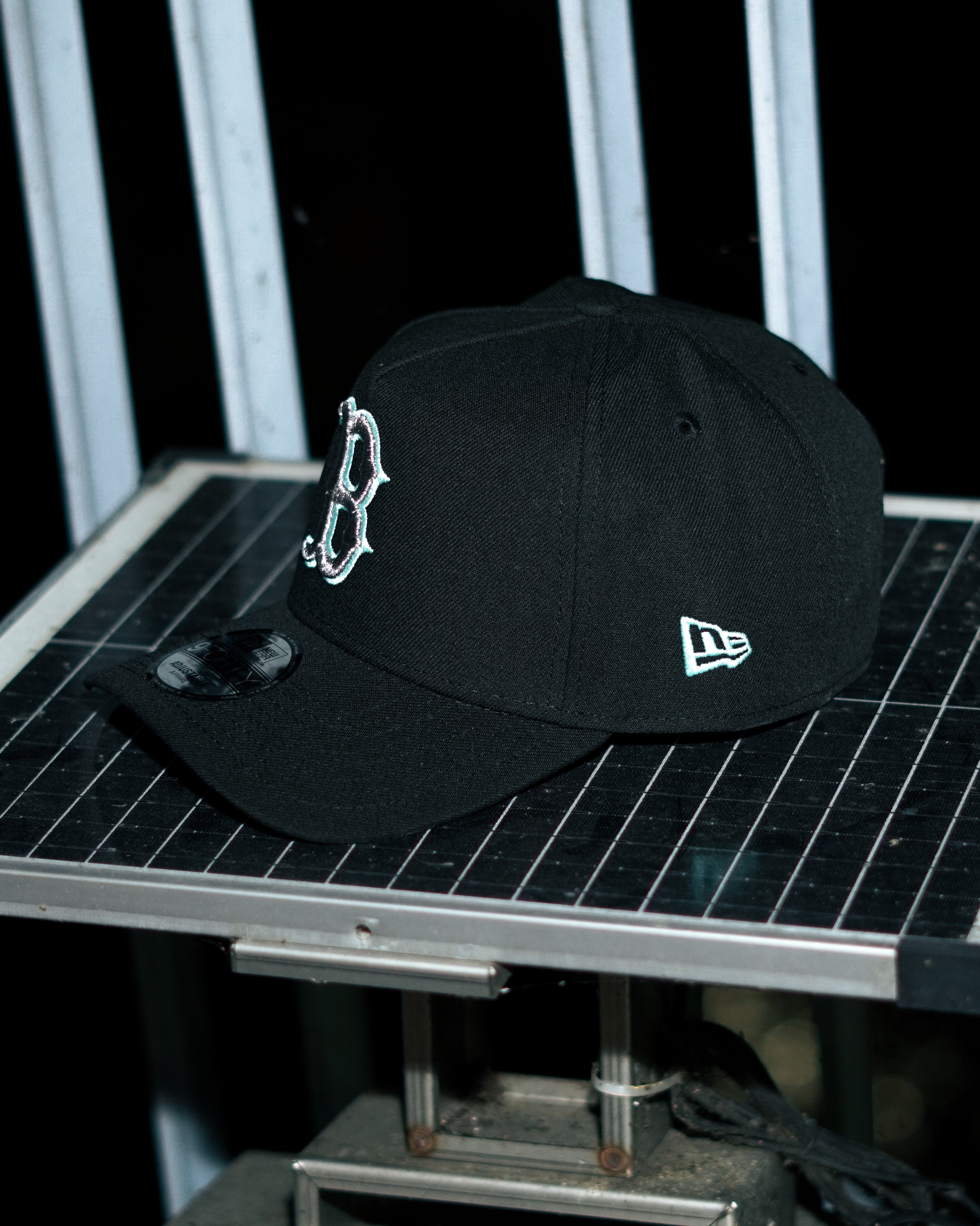 Mint Black Prime Edition 9Forty "A-Frame" Snapback Hat