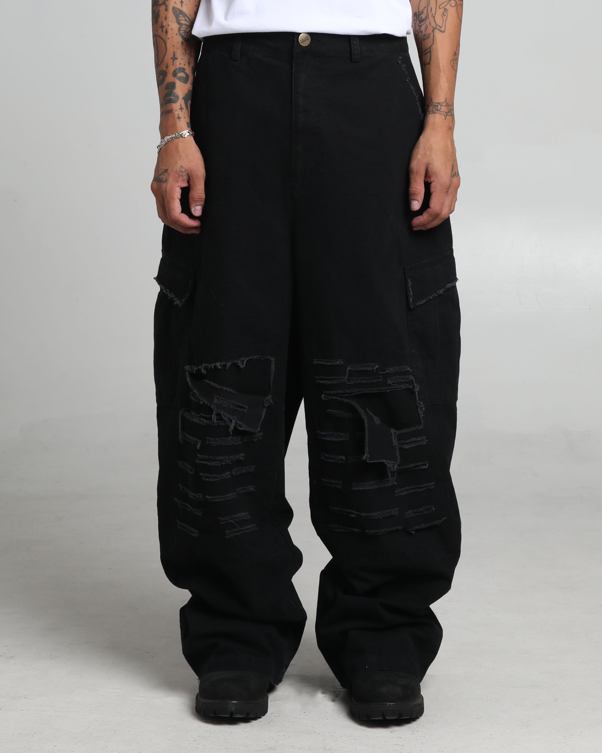 Shredded Cargo Pants