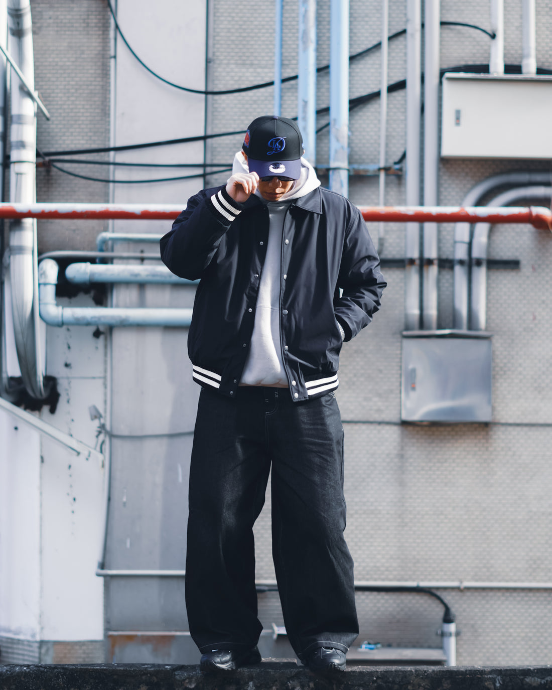 Collared Varsity Jacket