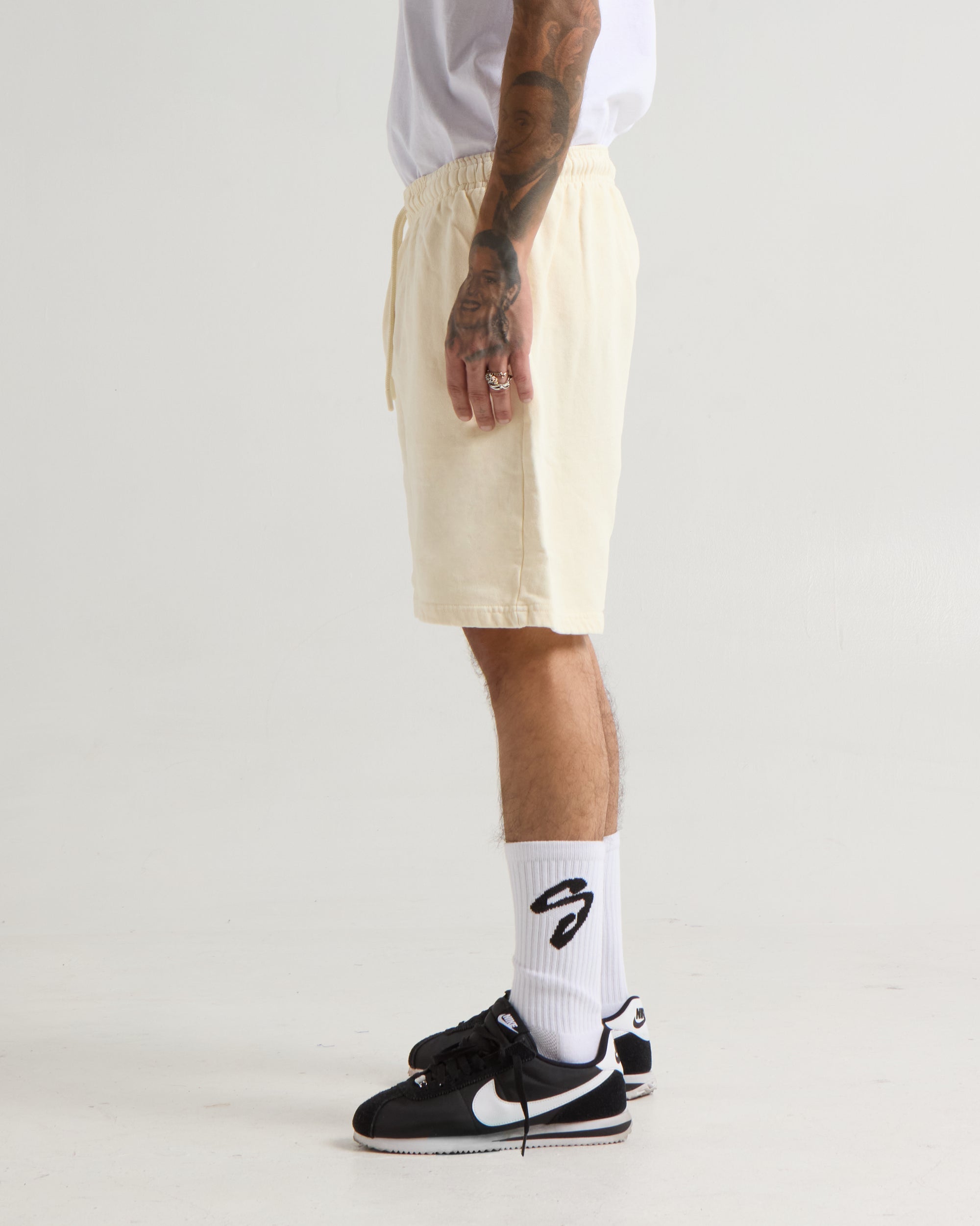 Garment Dye Fleece Shorts