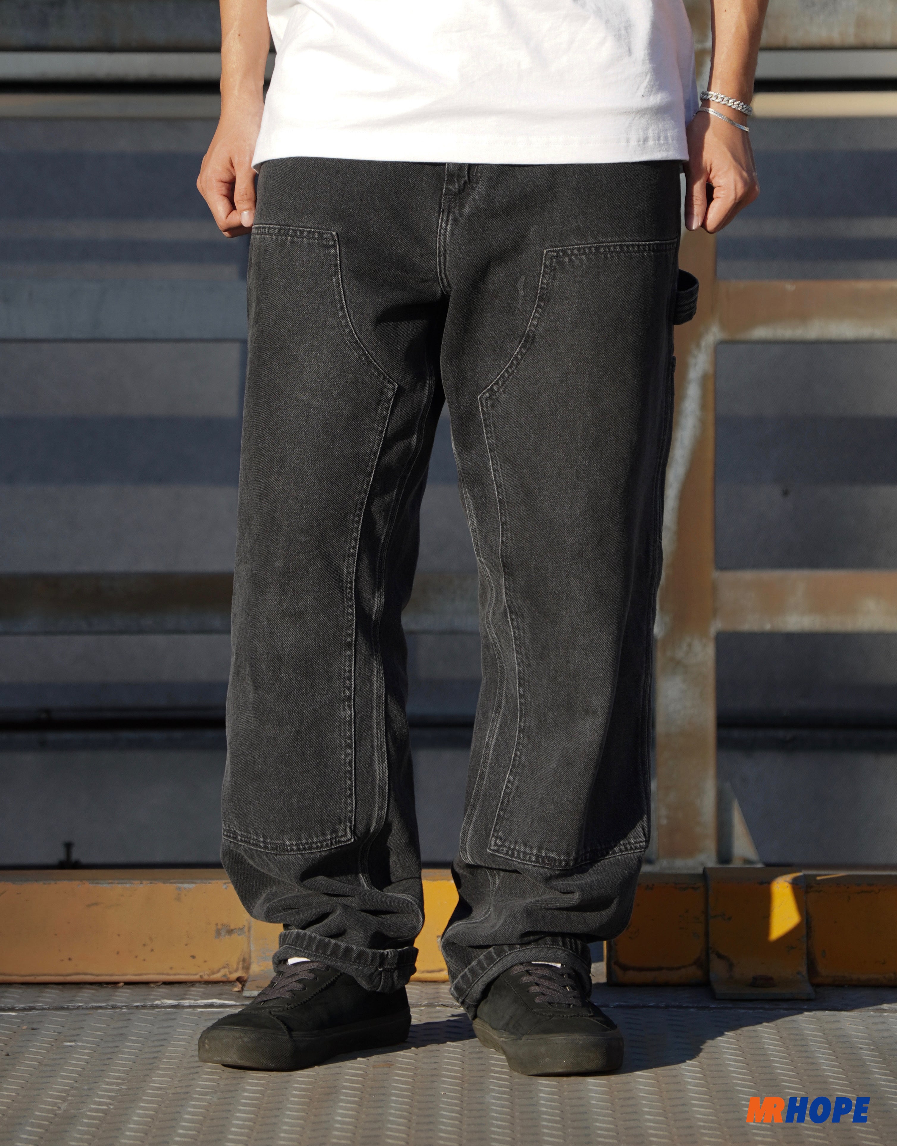 Double Knee Pant-Denim