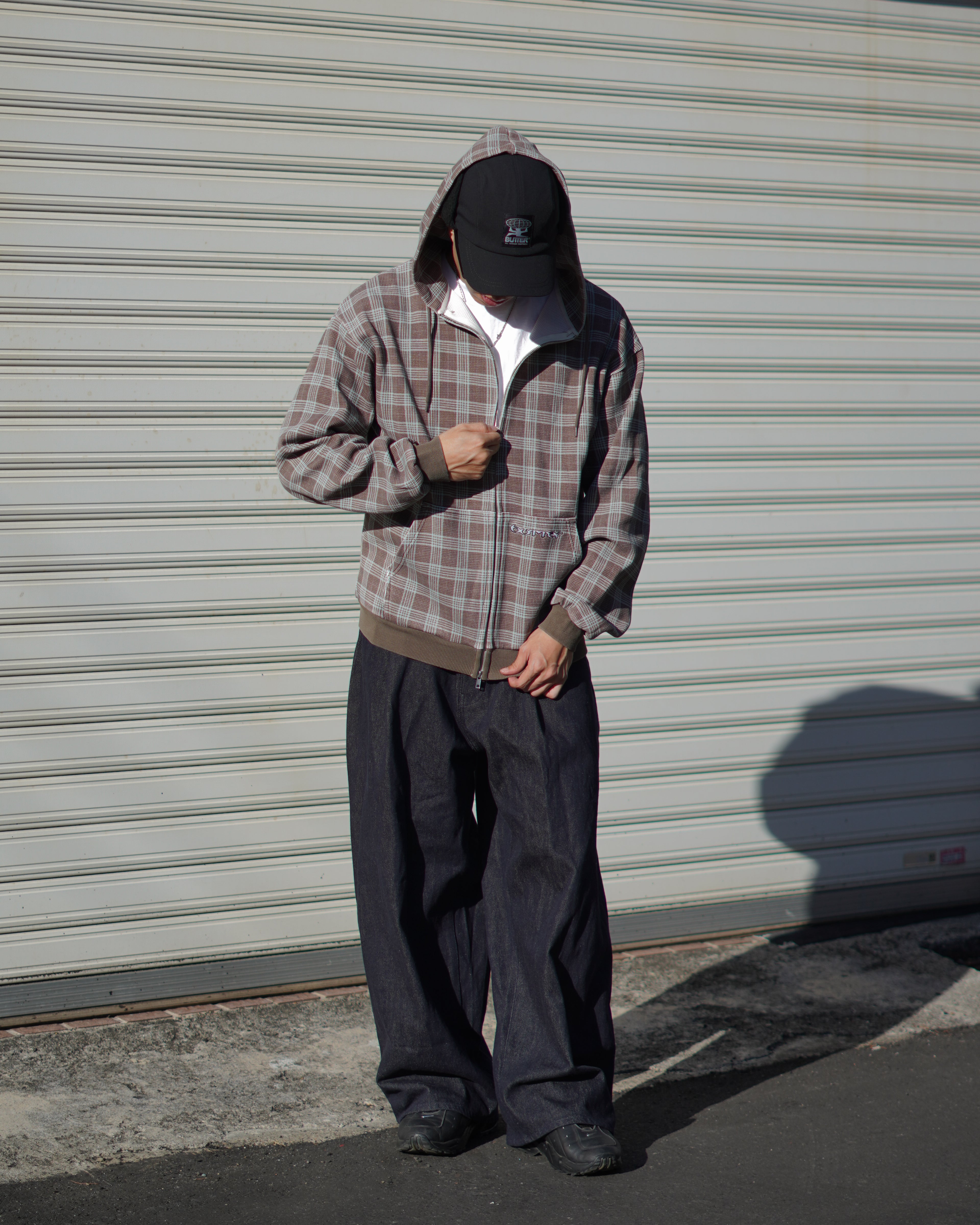 Waffle Zip-Thru Hood