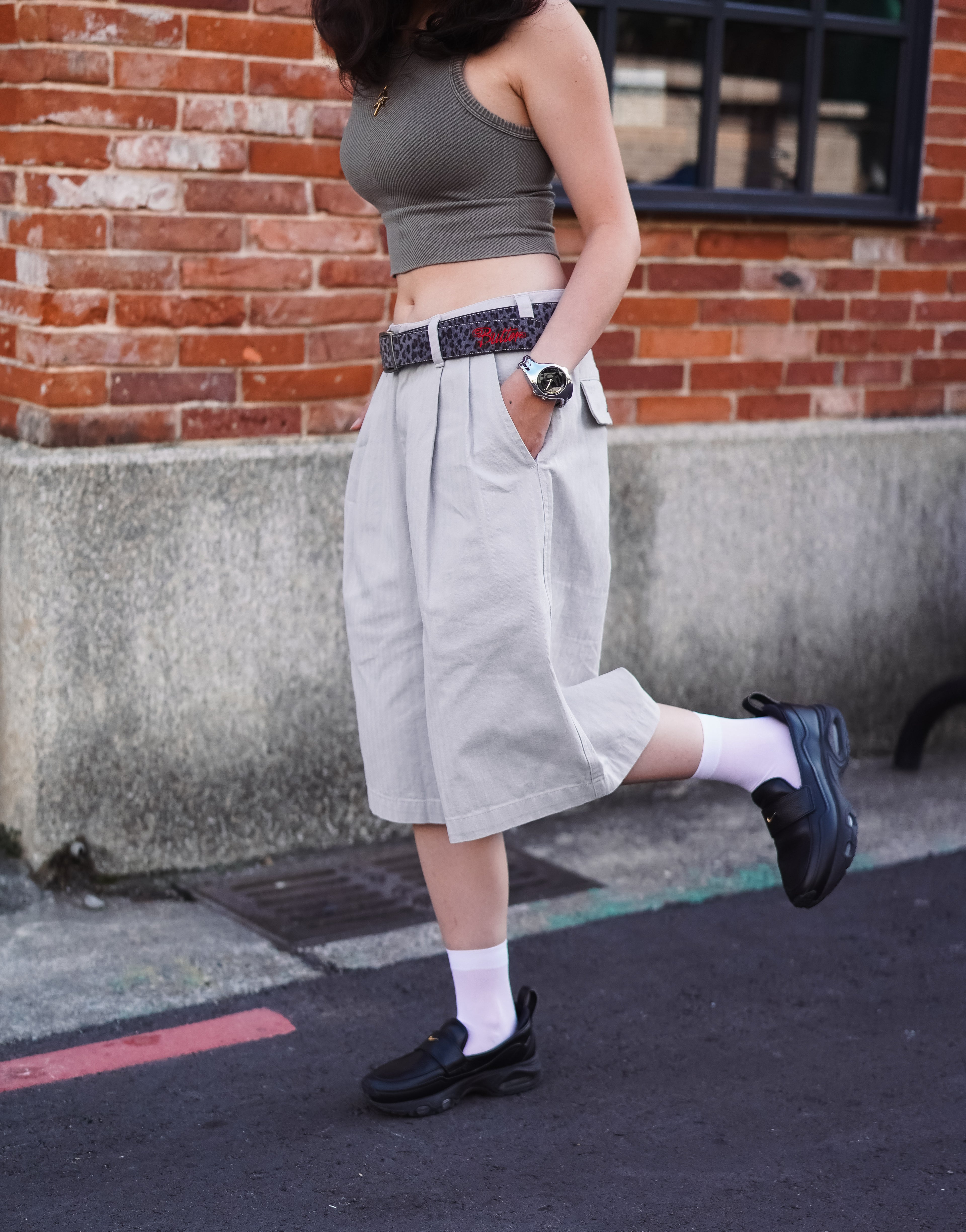 Pleated Shorts