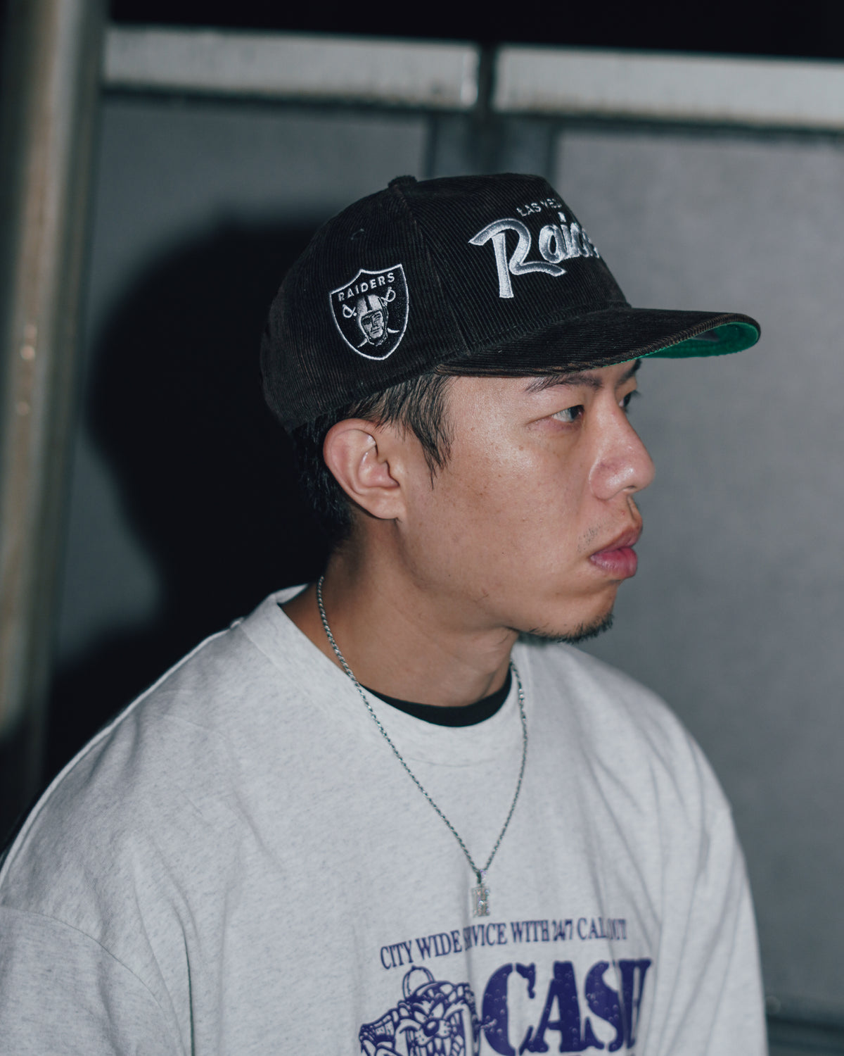 Miami Dolphins & Las Vegas Raiders “Wash Black” Snapback