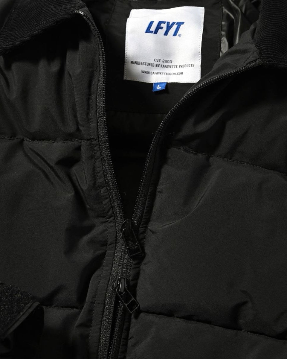 Corduroy Collar puffer Jacket