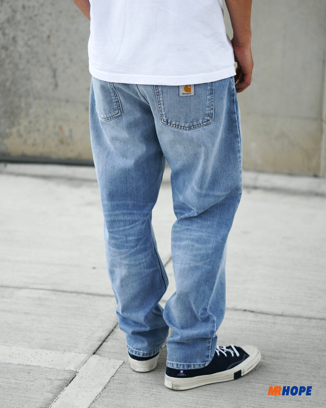 Newel Pant-Blue Light Used Wash