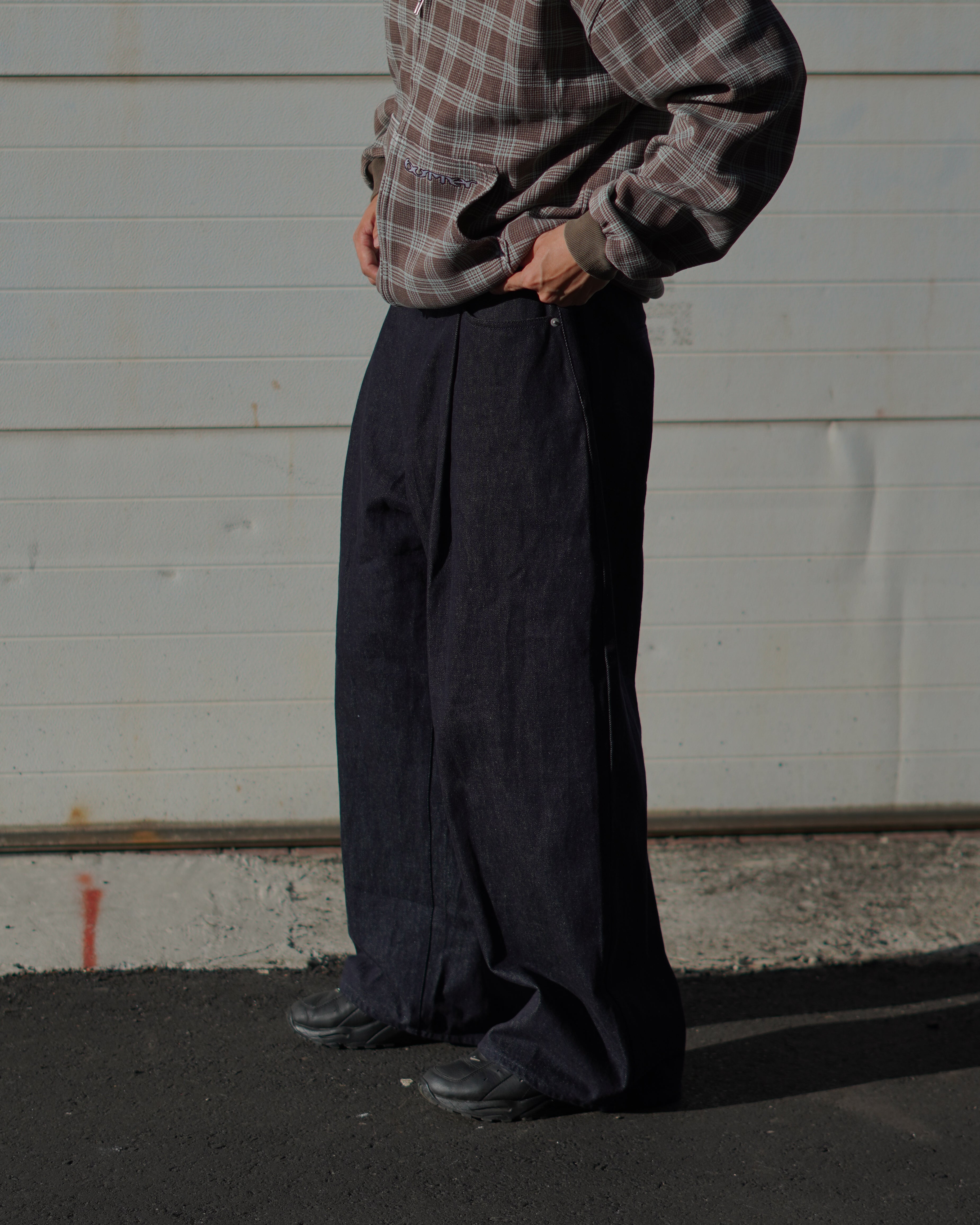 11.3Oz Non-Fade Baggy Denim Pant