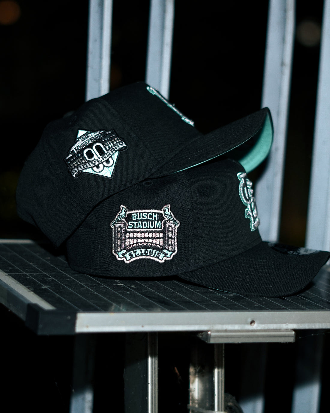 Mint Black Prime Edition 9Forty "A-Frame" Snapback Hat