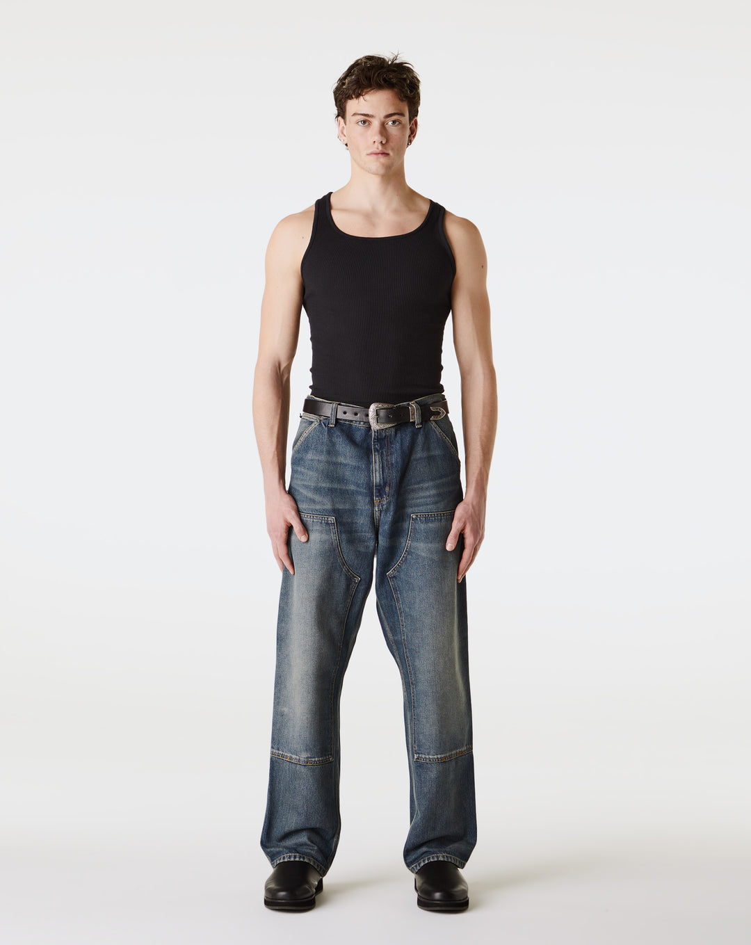 Double Knee Pant-Denim