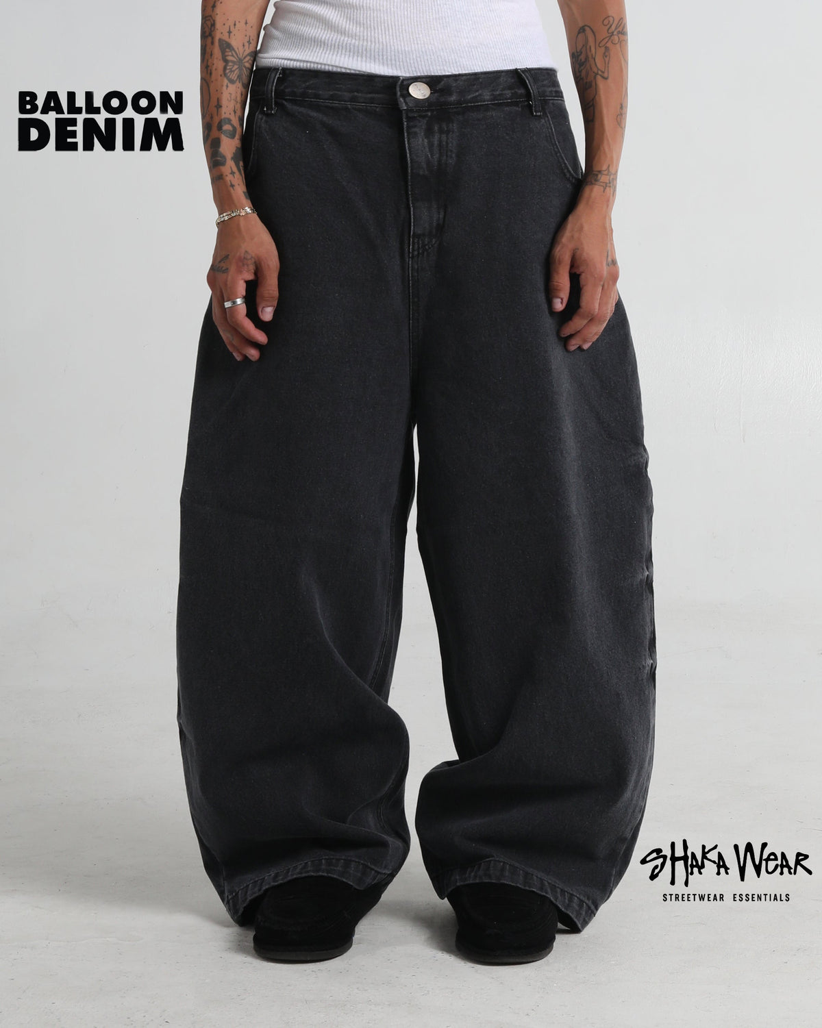 Balloon Denim Pants