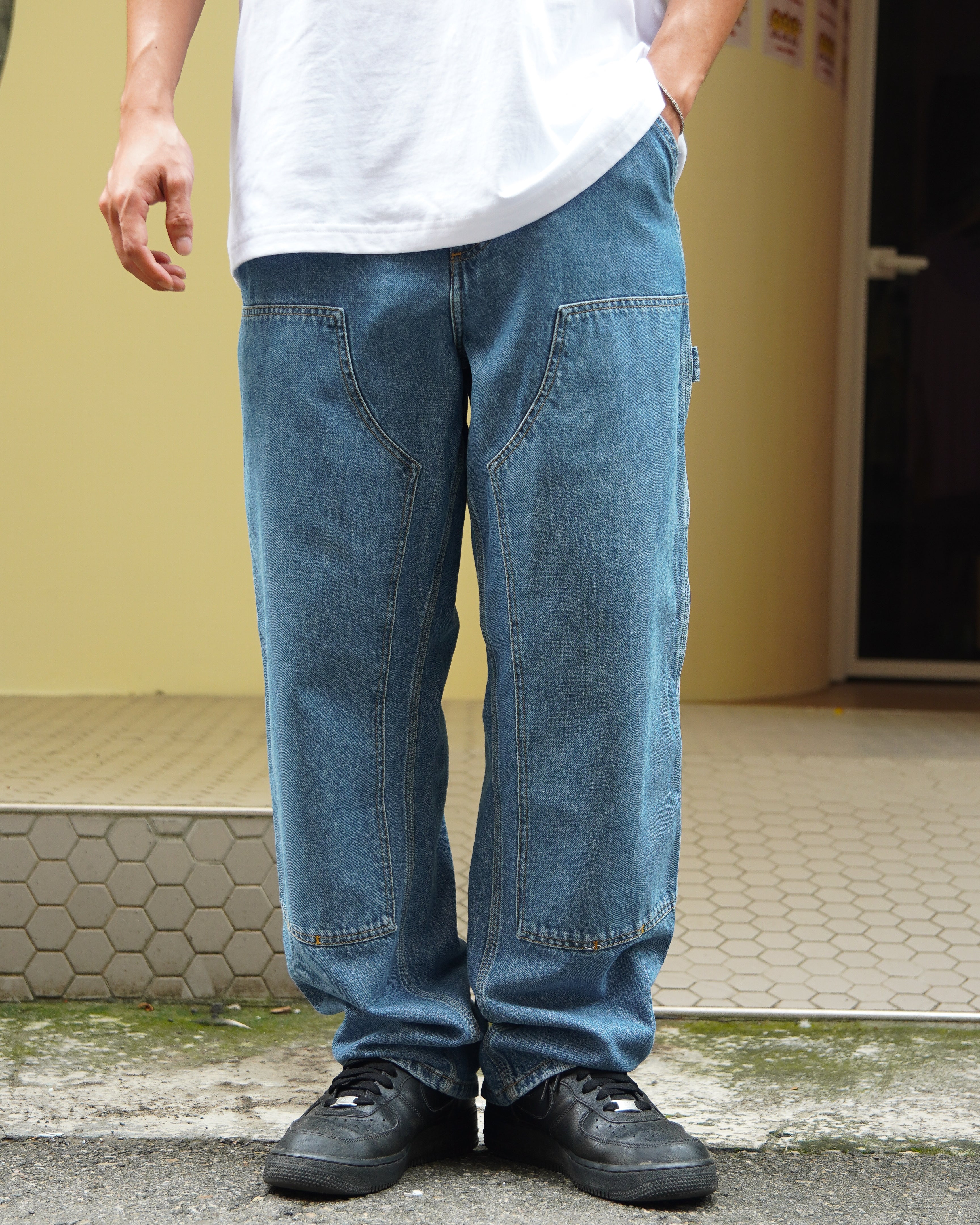 Double Knee Pant-Denim