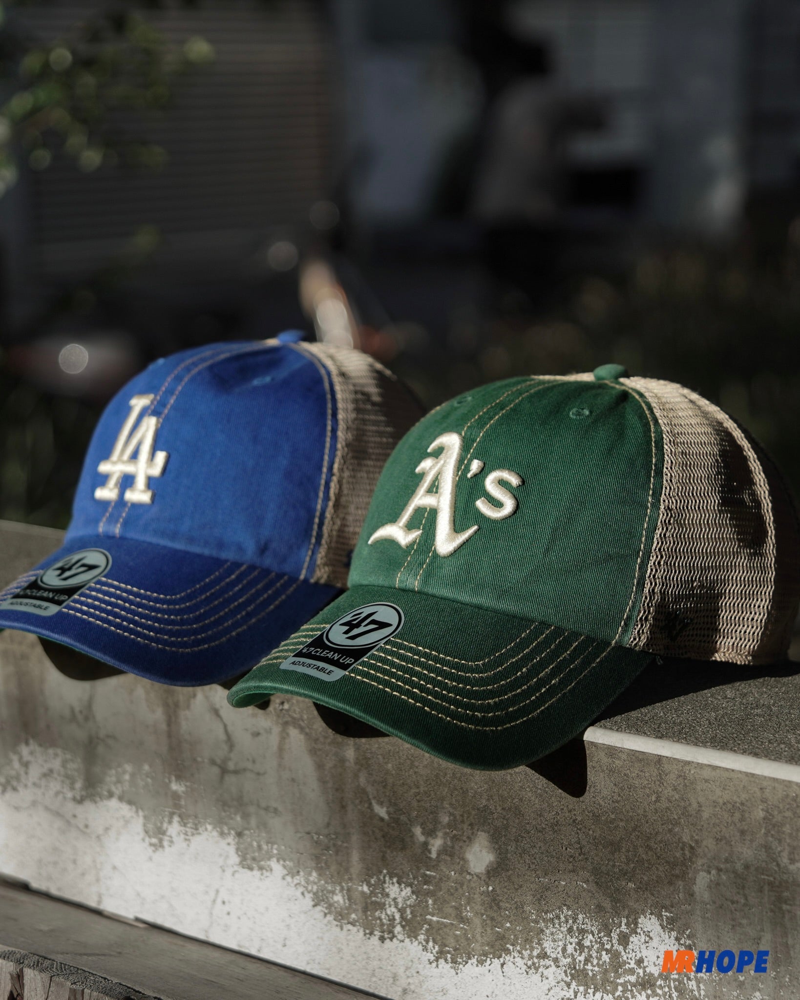 LA Dodgers & Oakland Athletics Trucker Hat