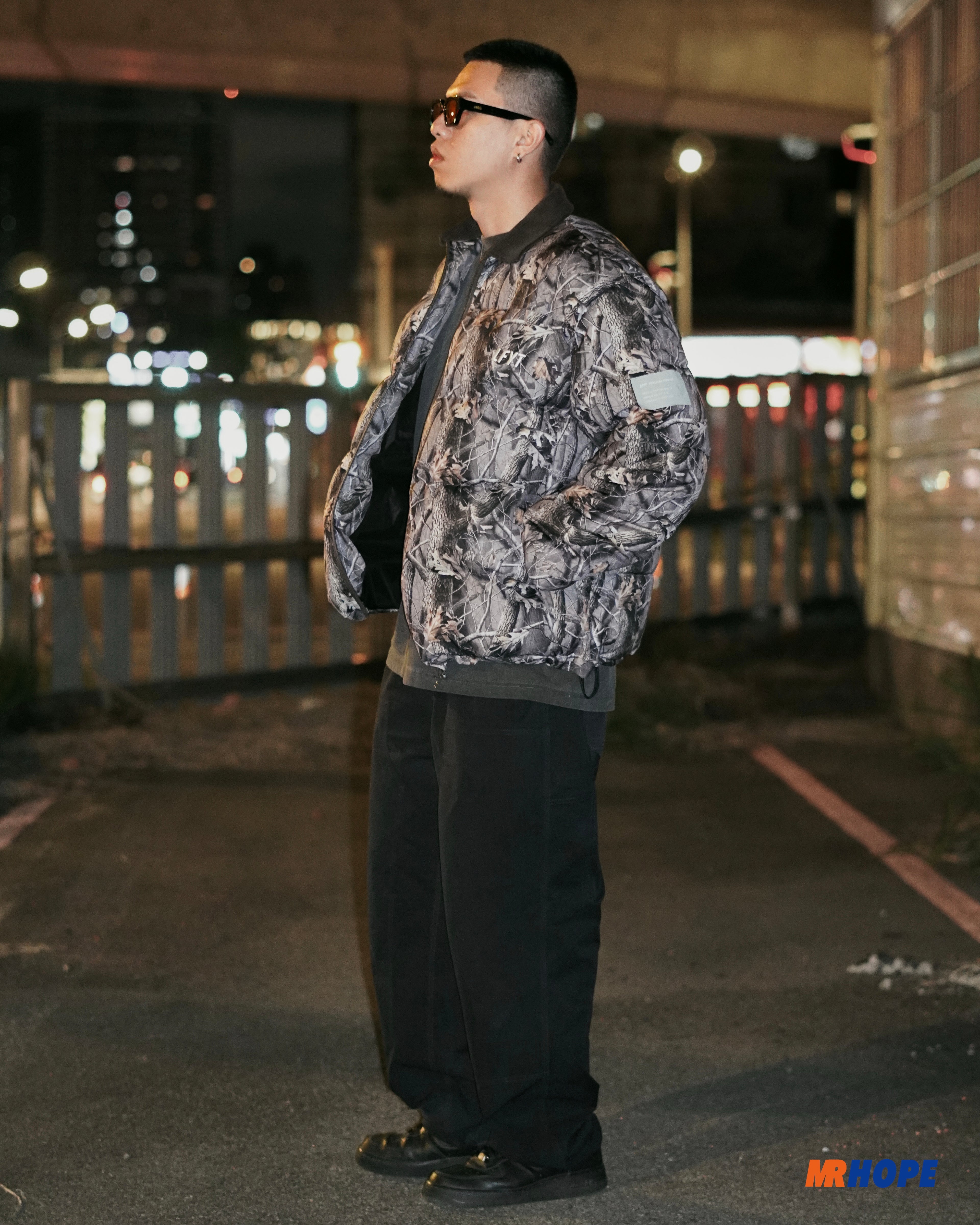 Corduroy Collar puffer Jacket