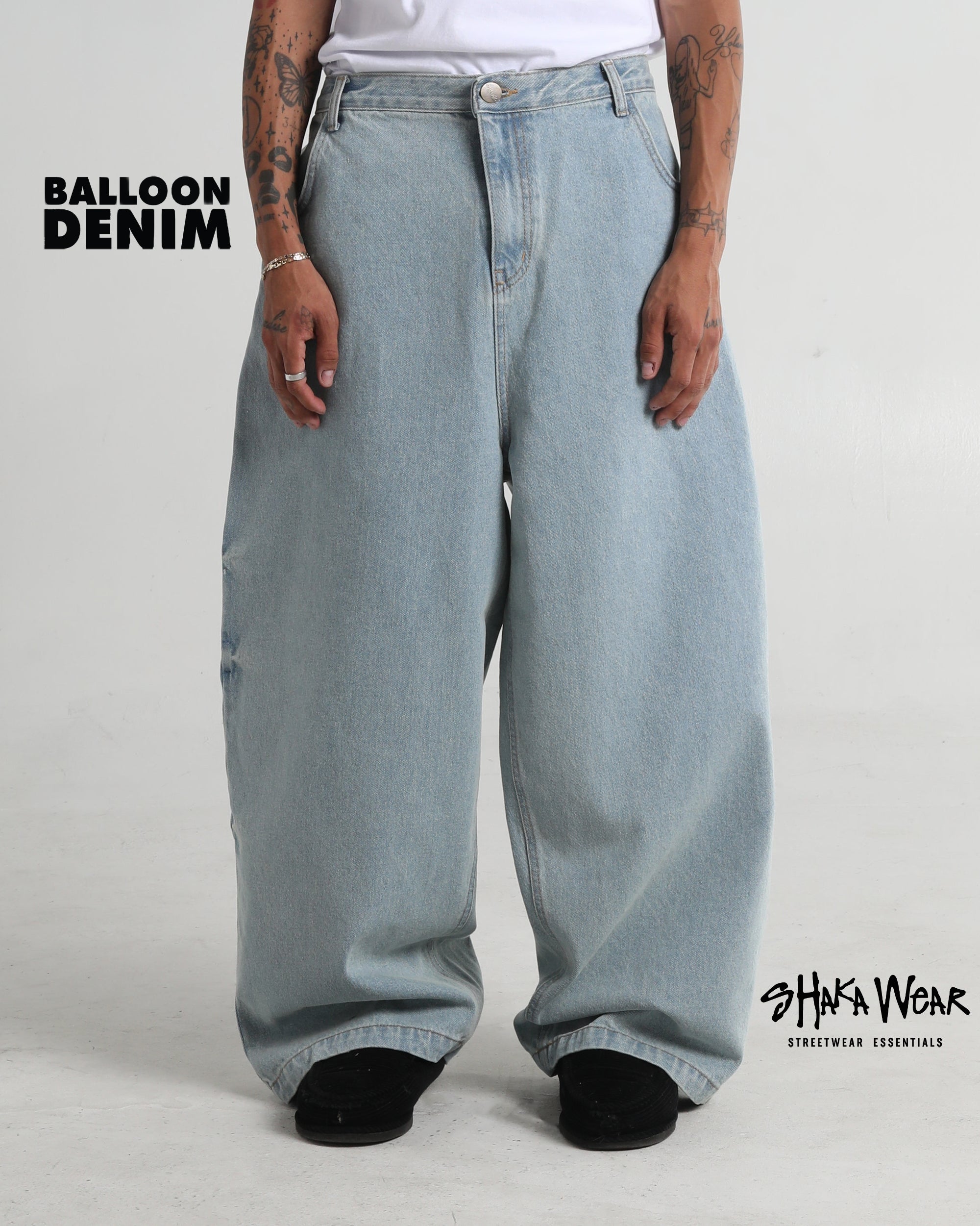 Balloon Denim Pants