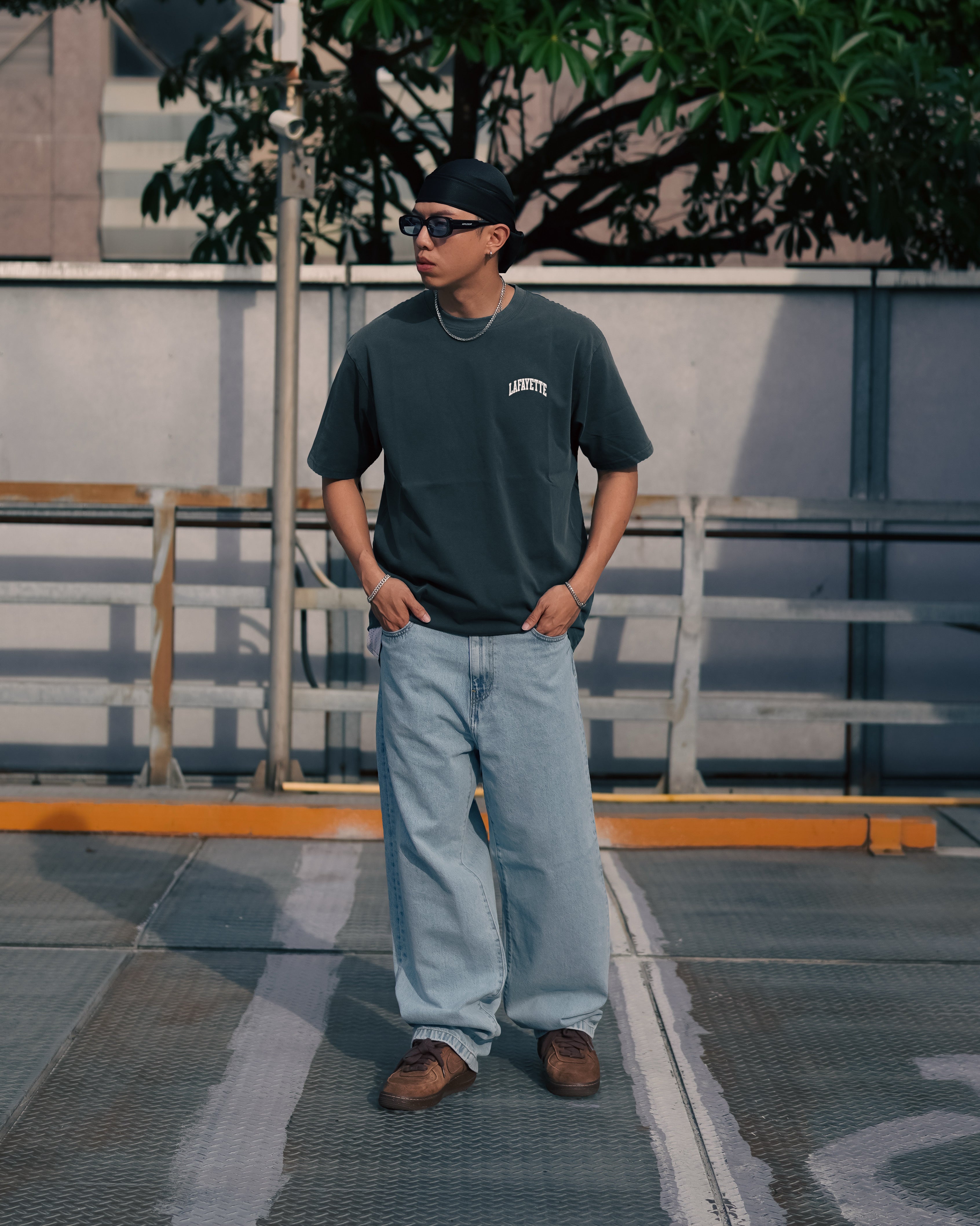 ARCH LOGO WASHED TEE