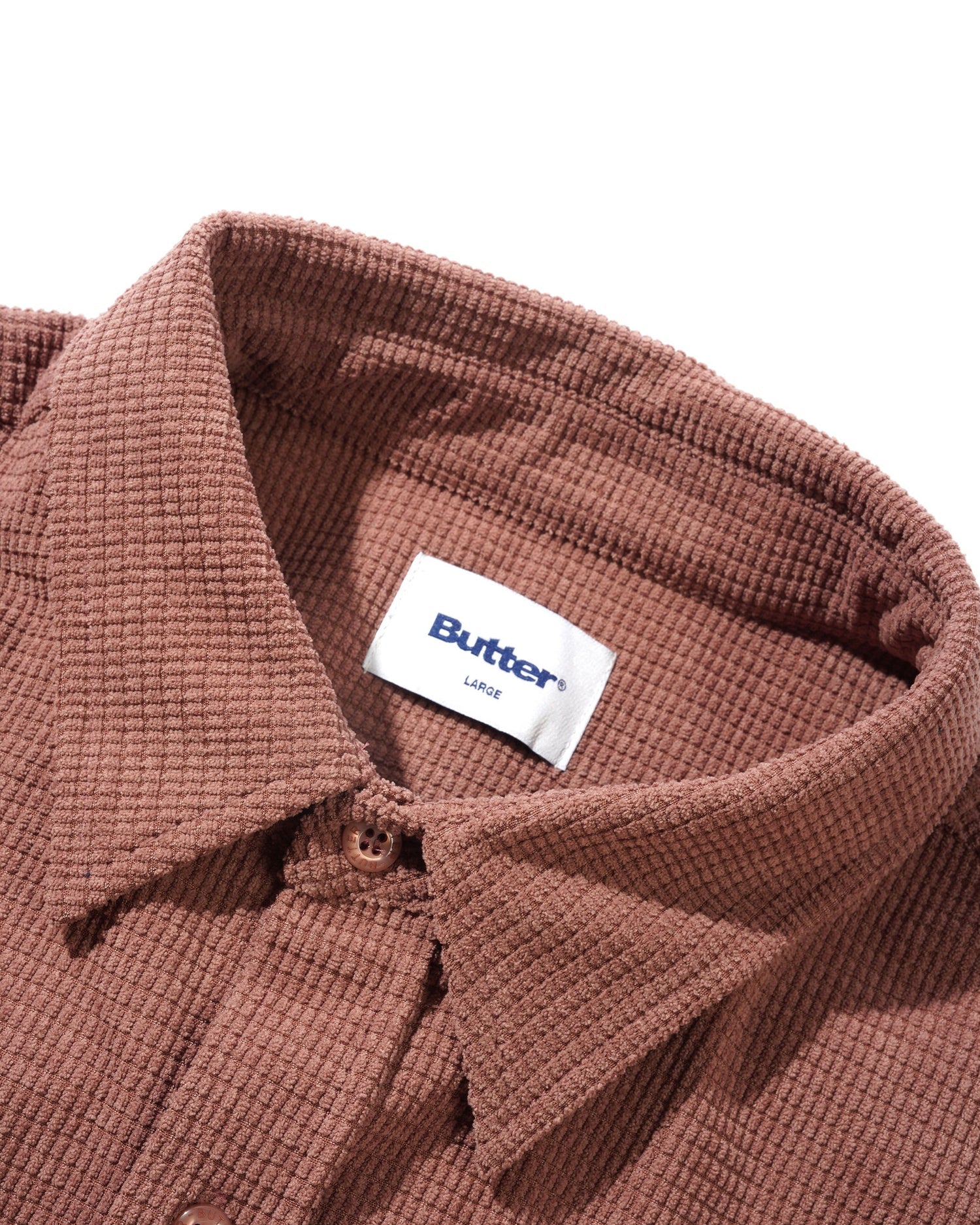 Grid Cord Overshirt