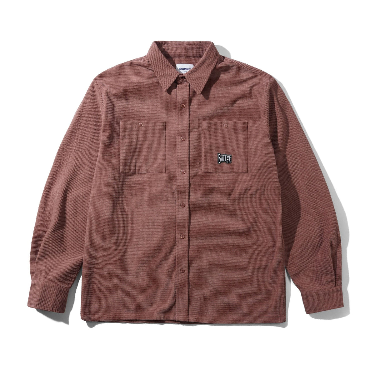 Grid Cord Overshirt