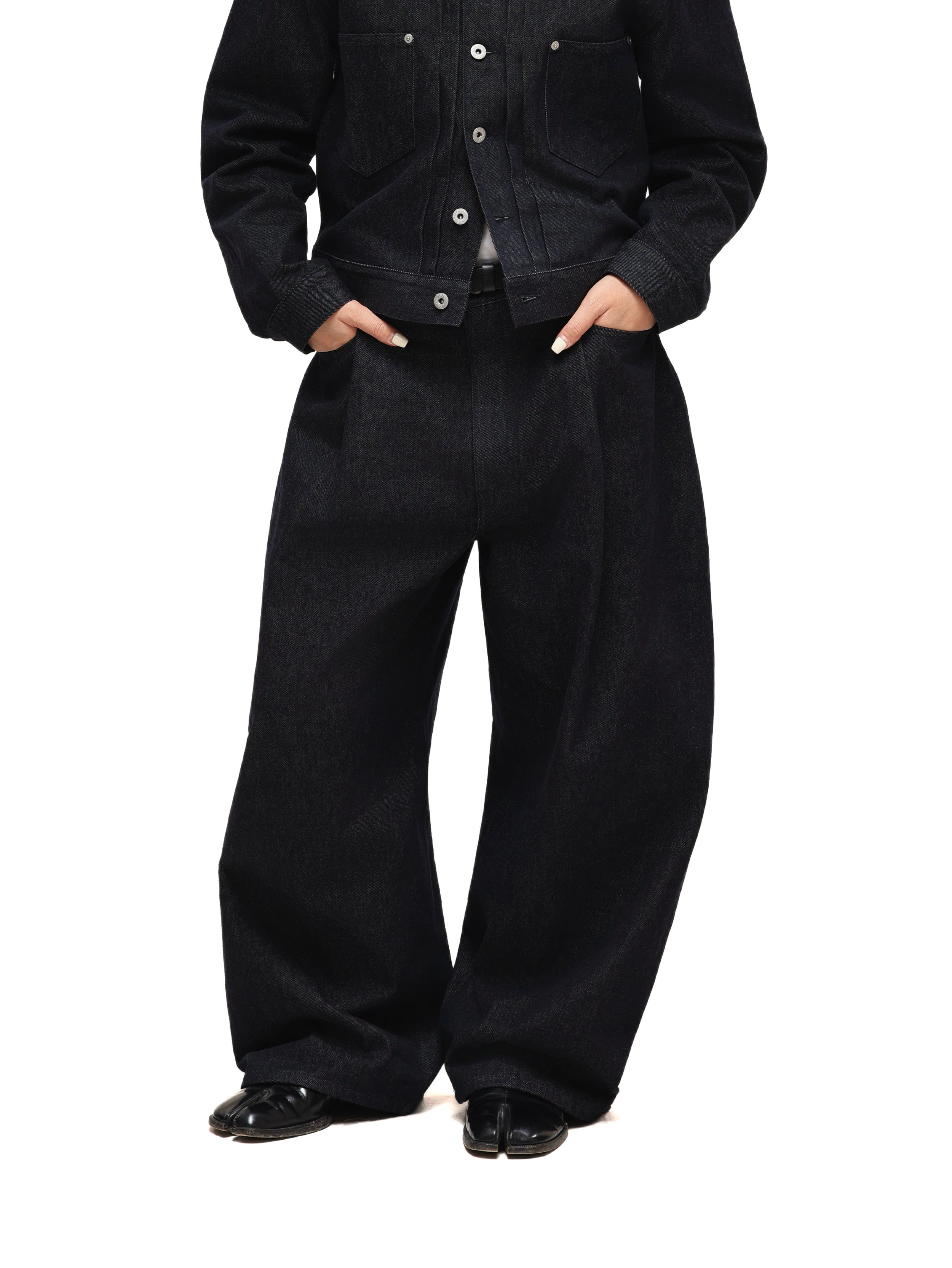 11.3Oz Non-Fade Baggy Denim Pant