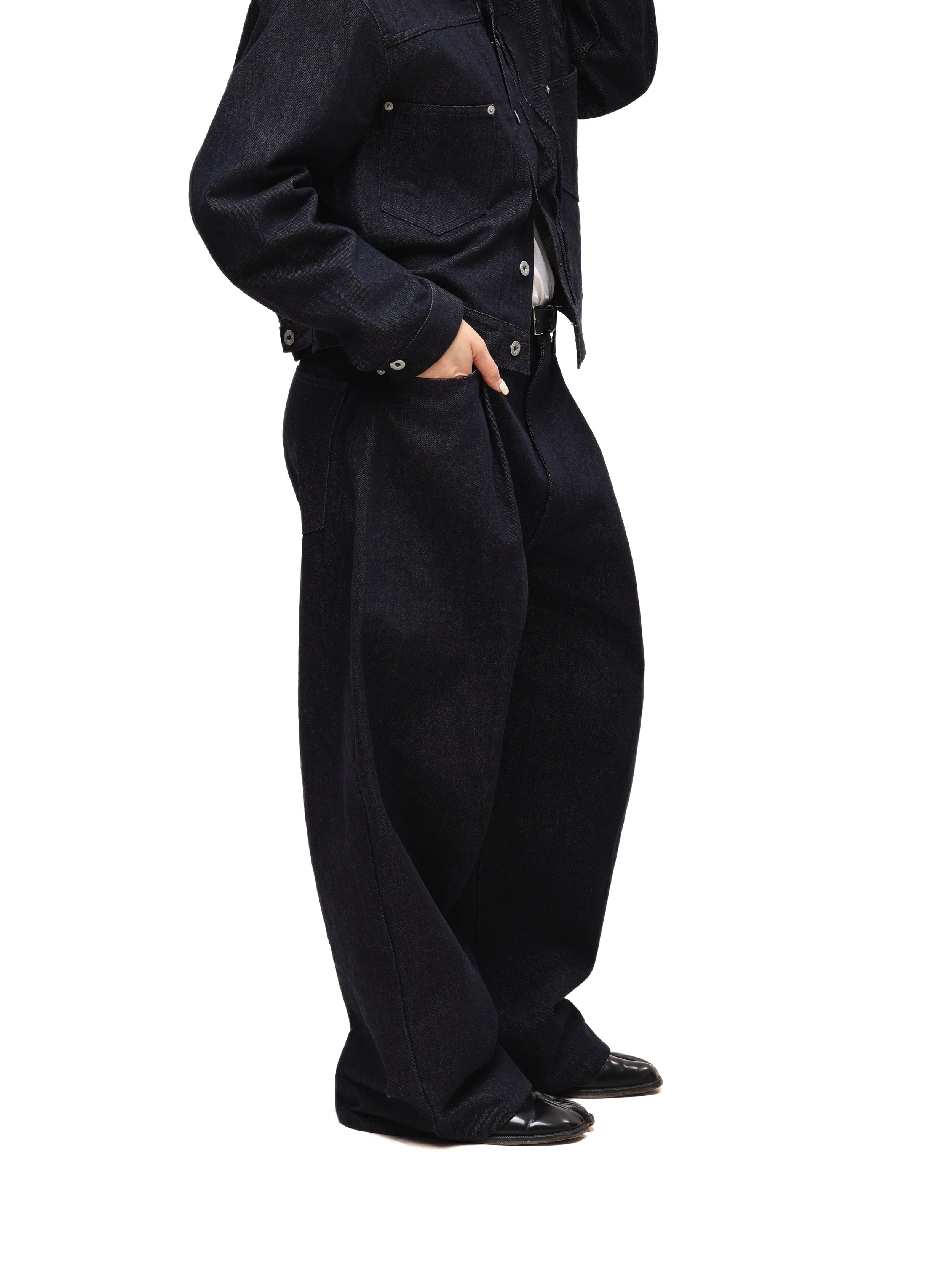 11.3Oz Non-Fade Baggy Denim Pant