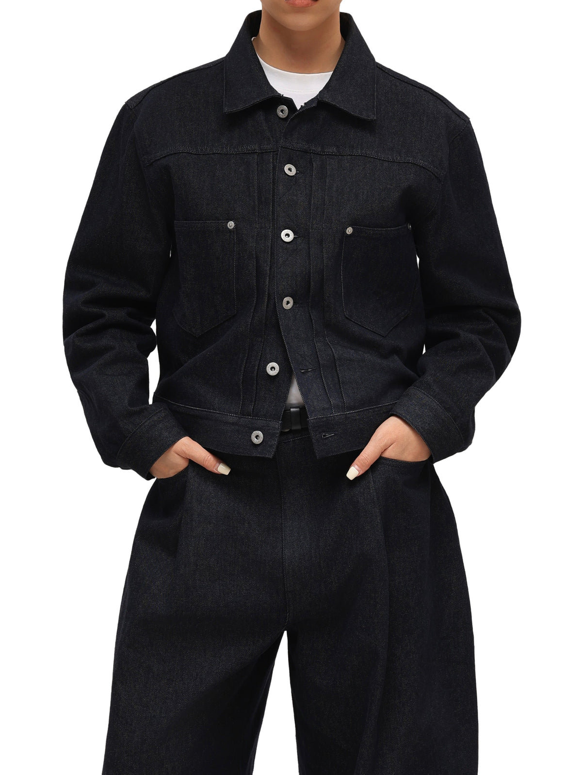 11.3Oz Non-Fade Short Denim Jacket