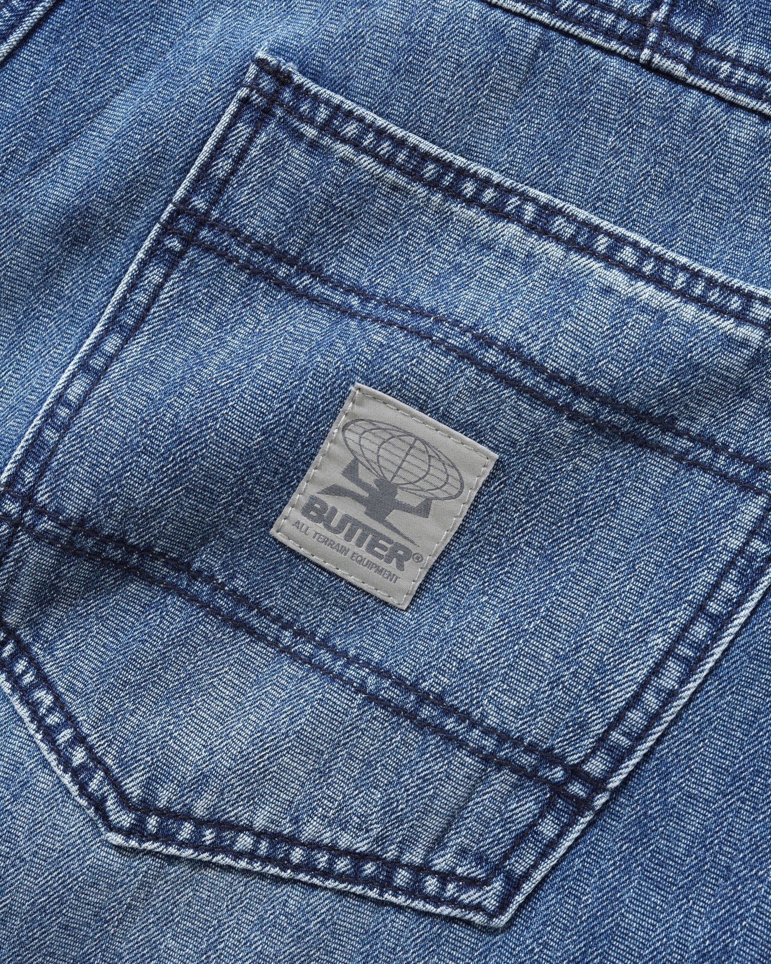 Wide Cut Denim Jeans