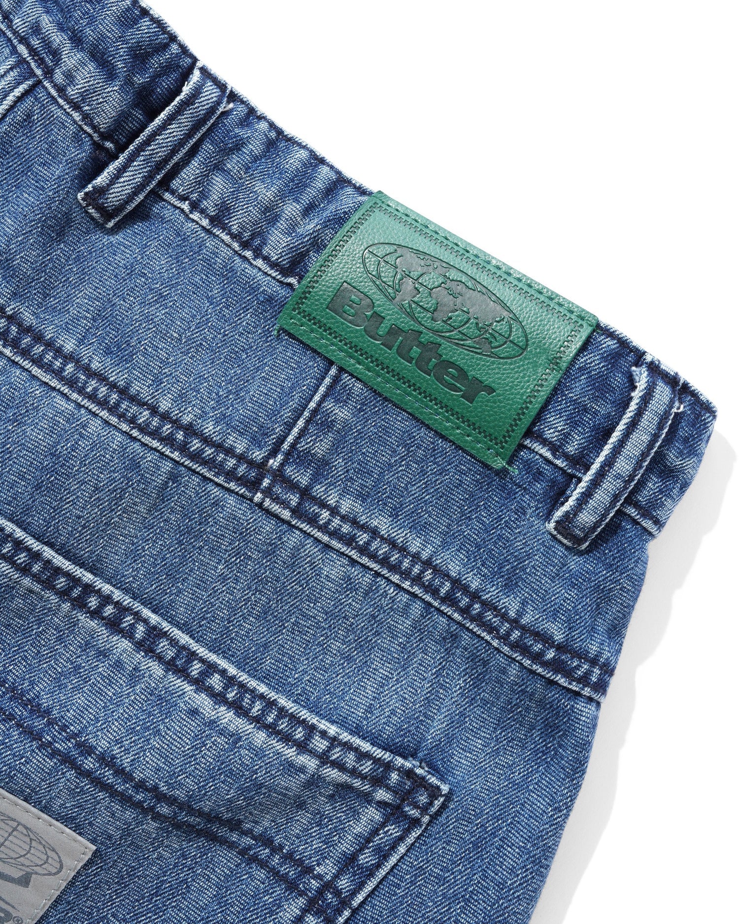 Wide Cut Denim Jeans