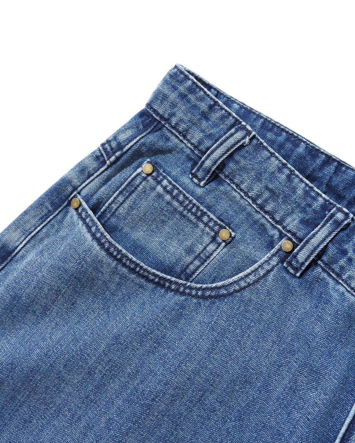 Wide Cut Denim Jeans