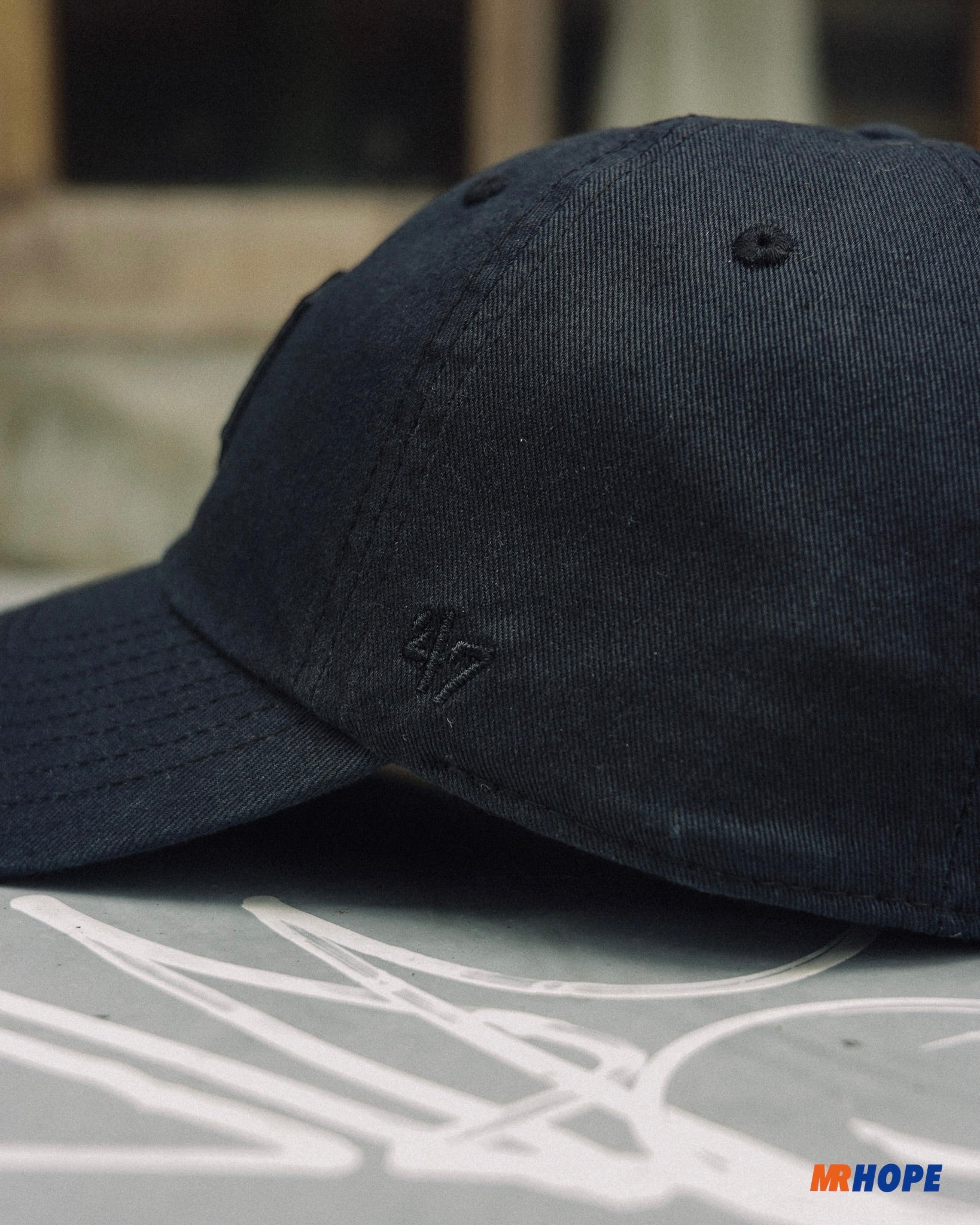 Detroit Tigers All Black Clean up Hat