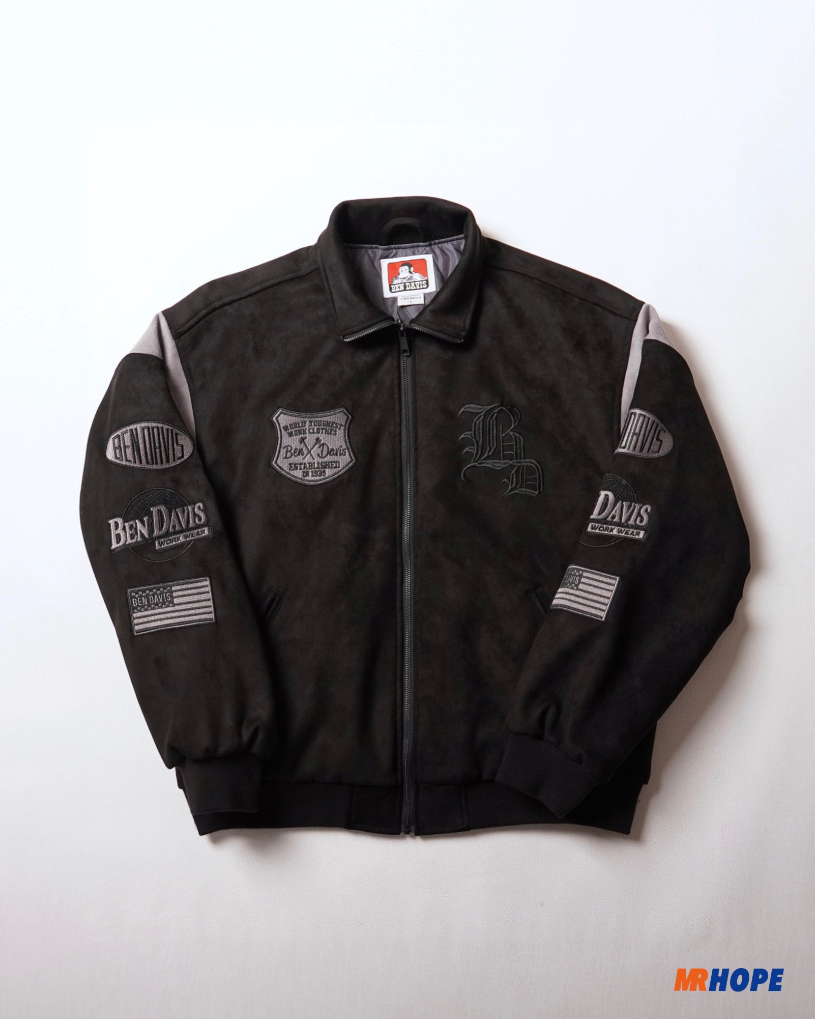 Faux Suede Zip Jacket