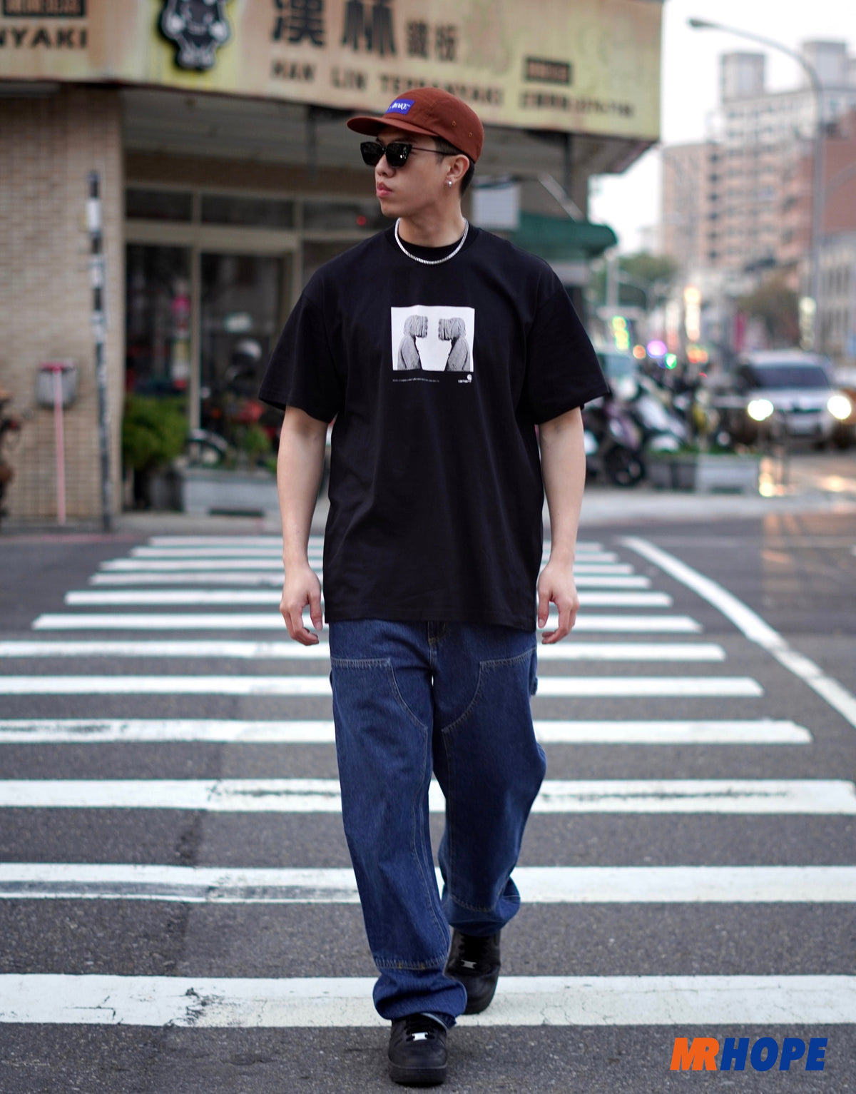 Double Knee Pant-Denim