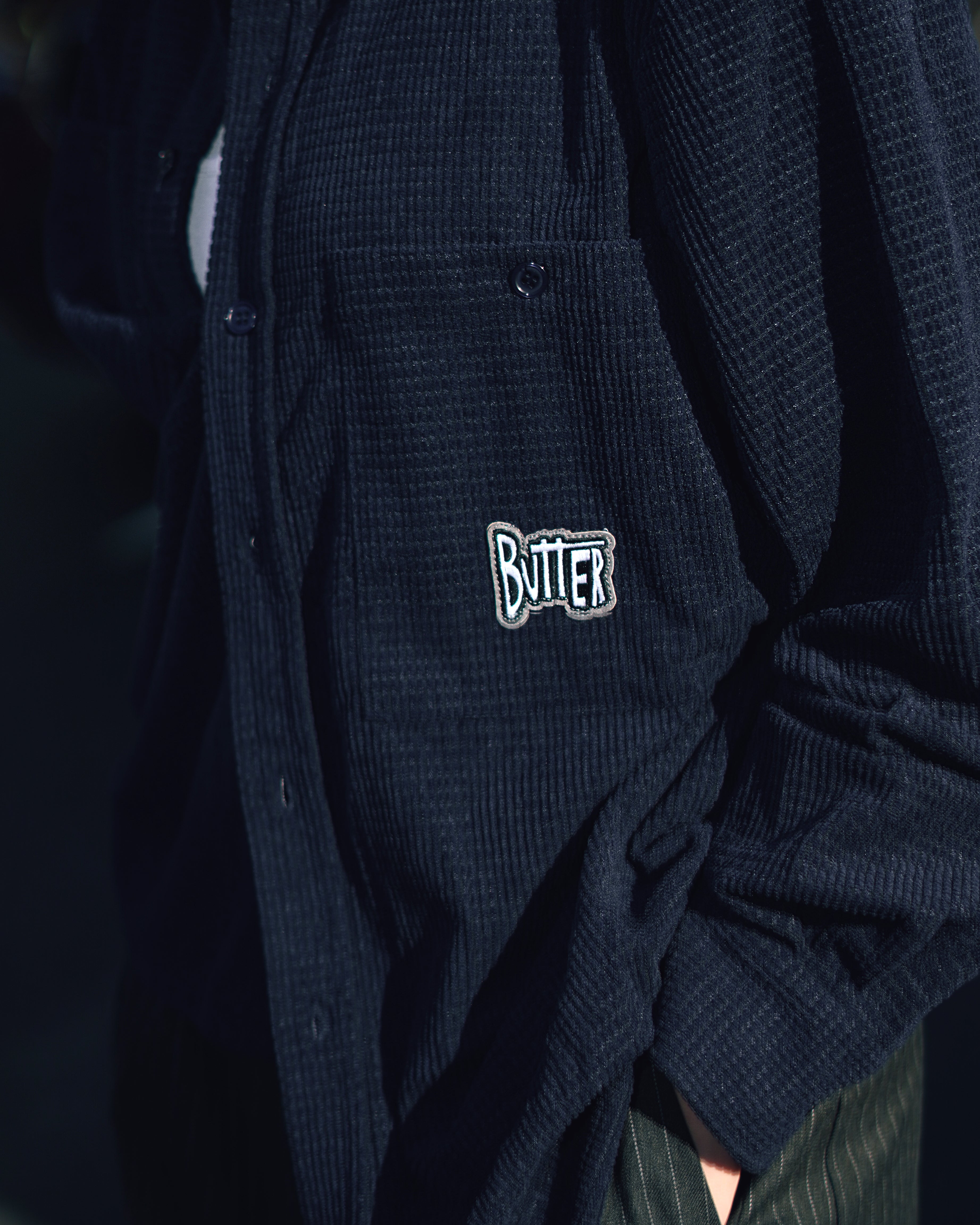 Grid Cord Overshirt